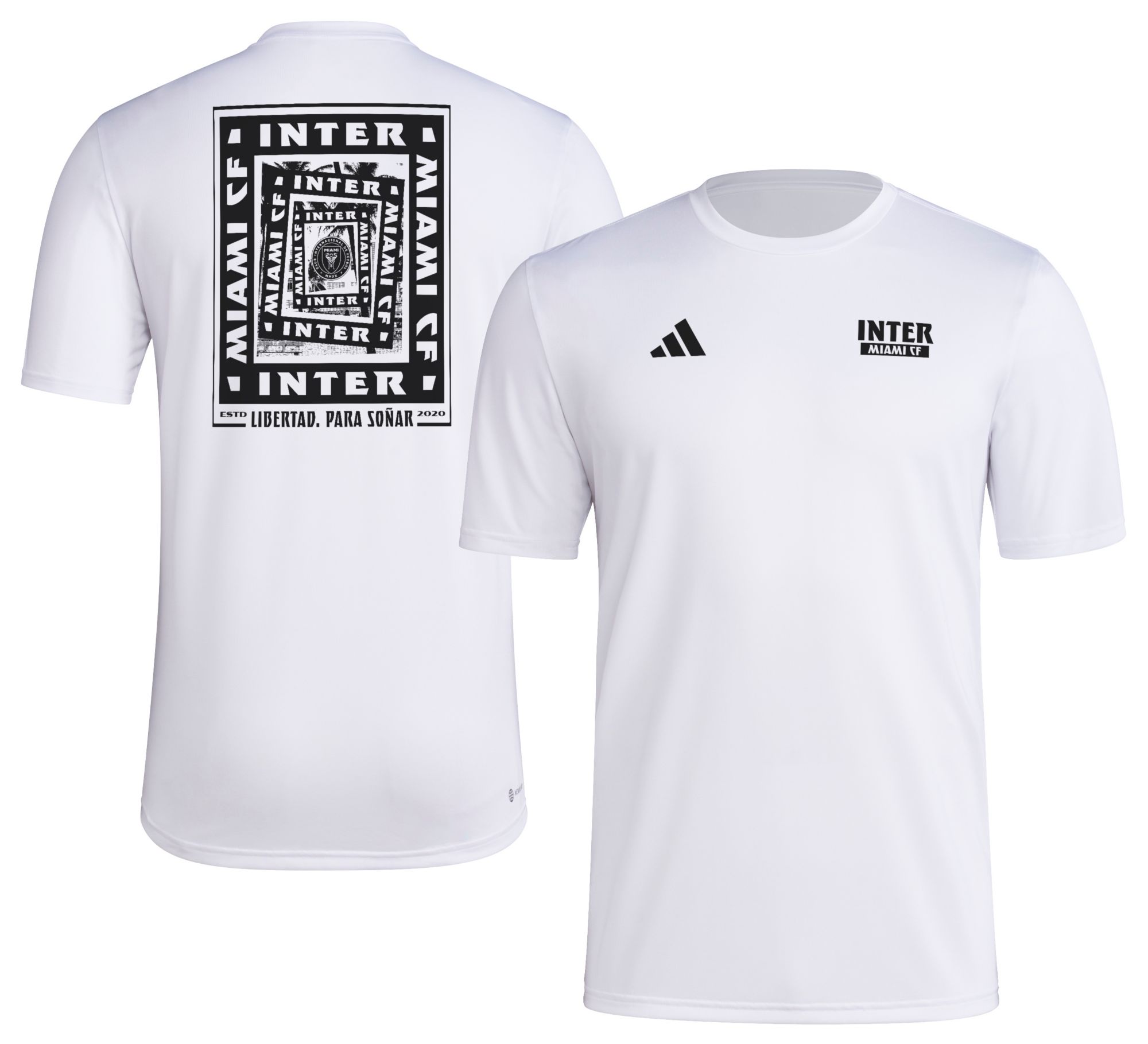 adidas Men's Inter Miami CF White T-Shirt
