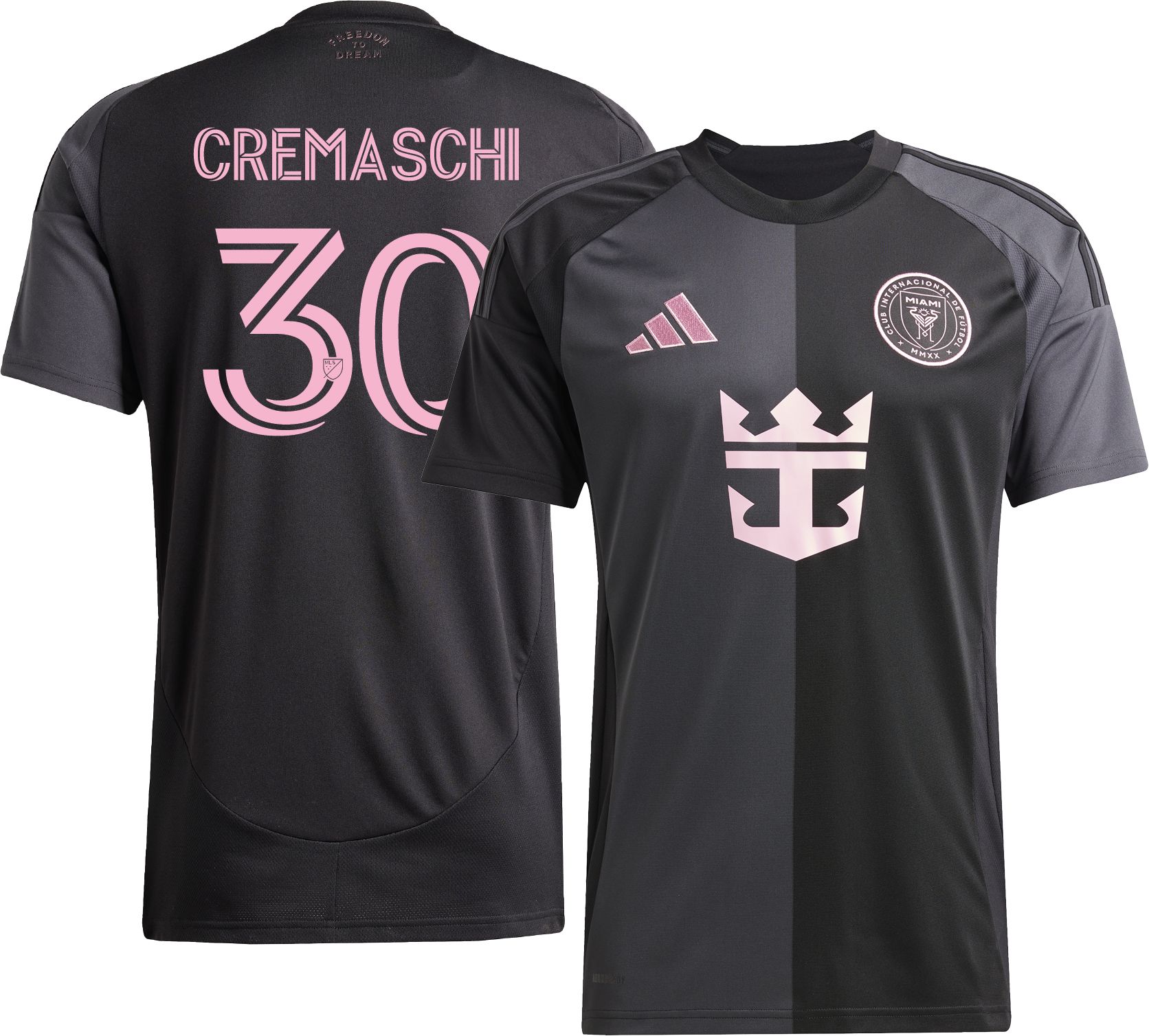 adidas Adult Inter Miami CF Benjamin Cremaschi #30 2025 Secondary Replica Jersey