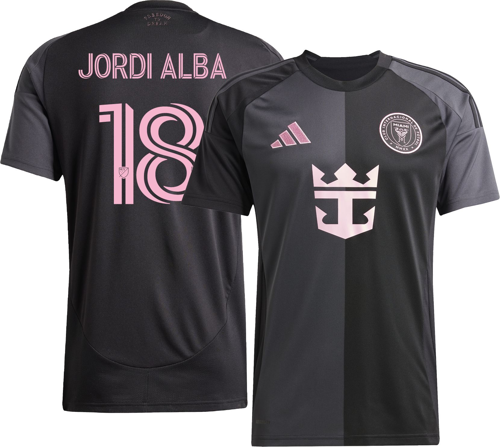 adidas Adult Inter Miami CF Jordi Alba #18 2025 Secondary Replica Jersey