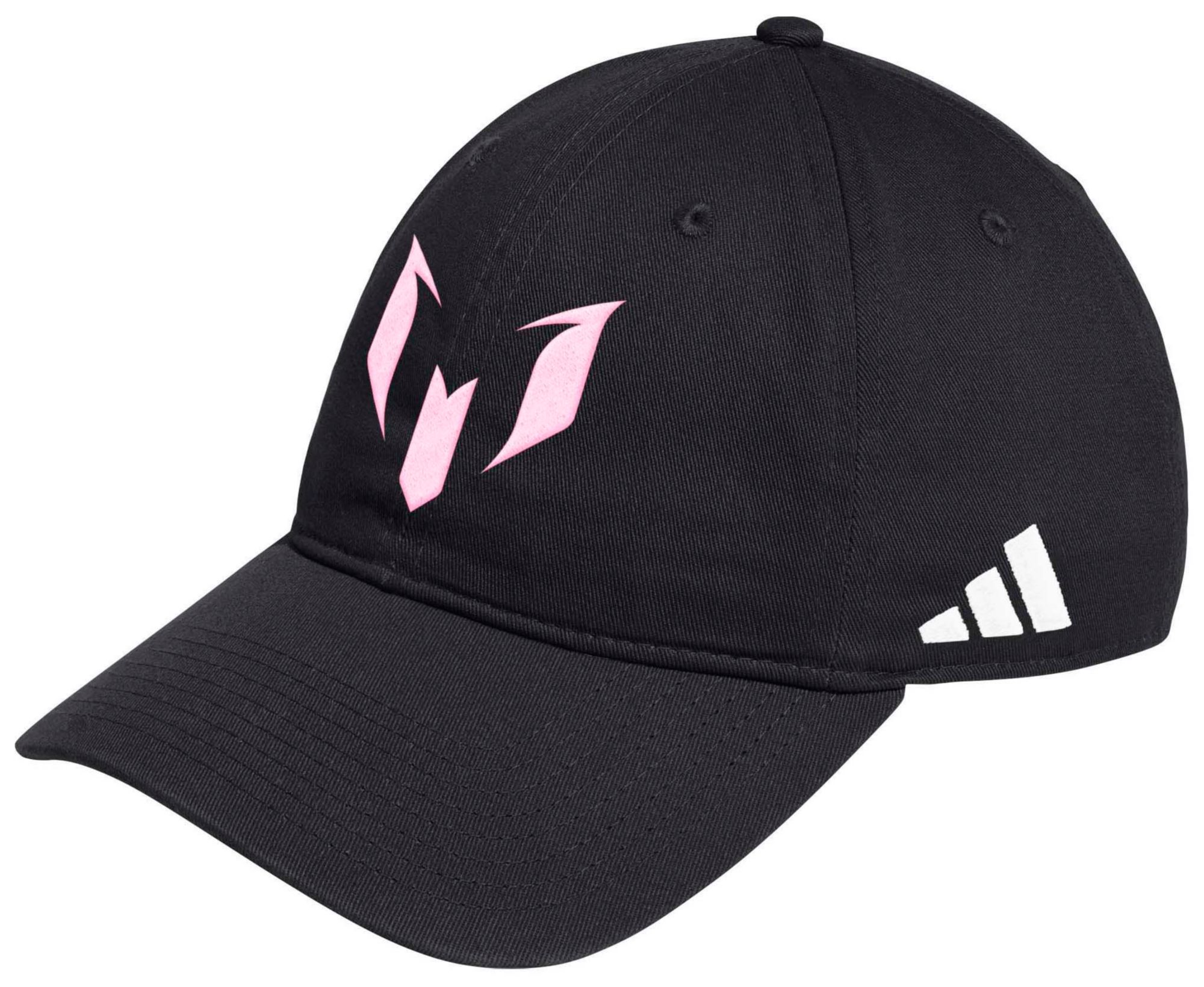 adidas Adult Inter Miami CF Lionel Messi #10 Wash Black Slouch Hat