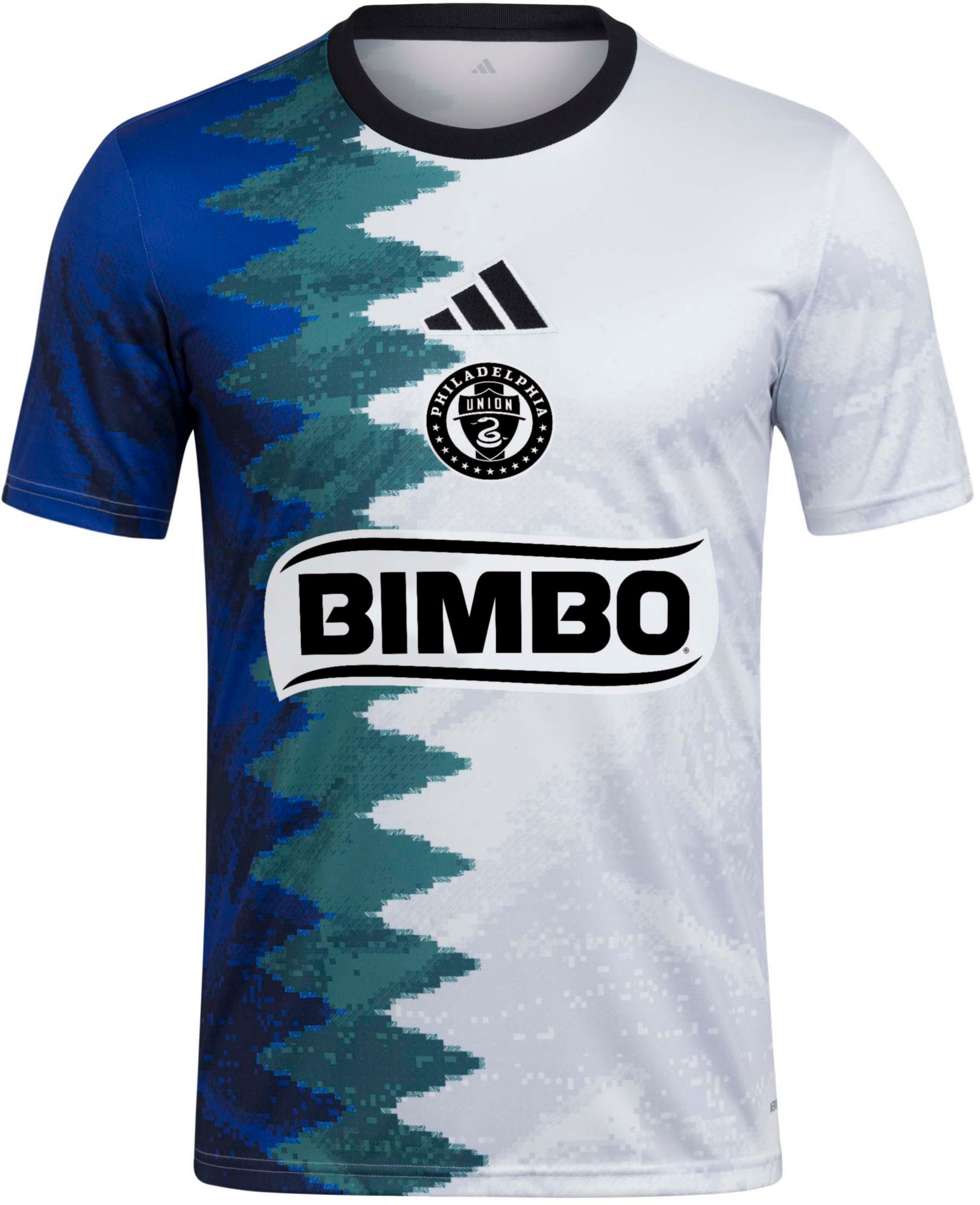 adidas Adult Philadelphia Union 2025 eSports Pixels To Pitch White Prematch Jersey