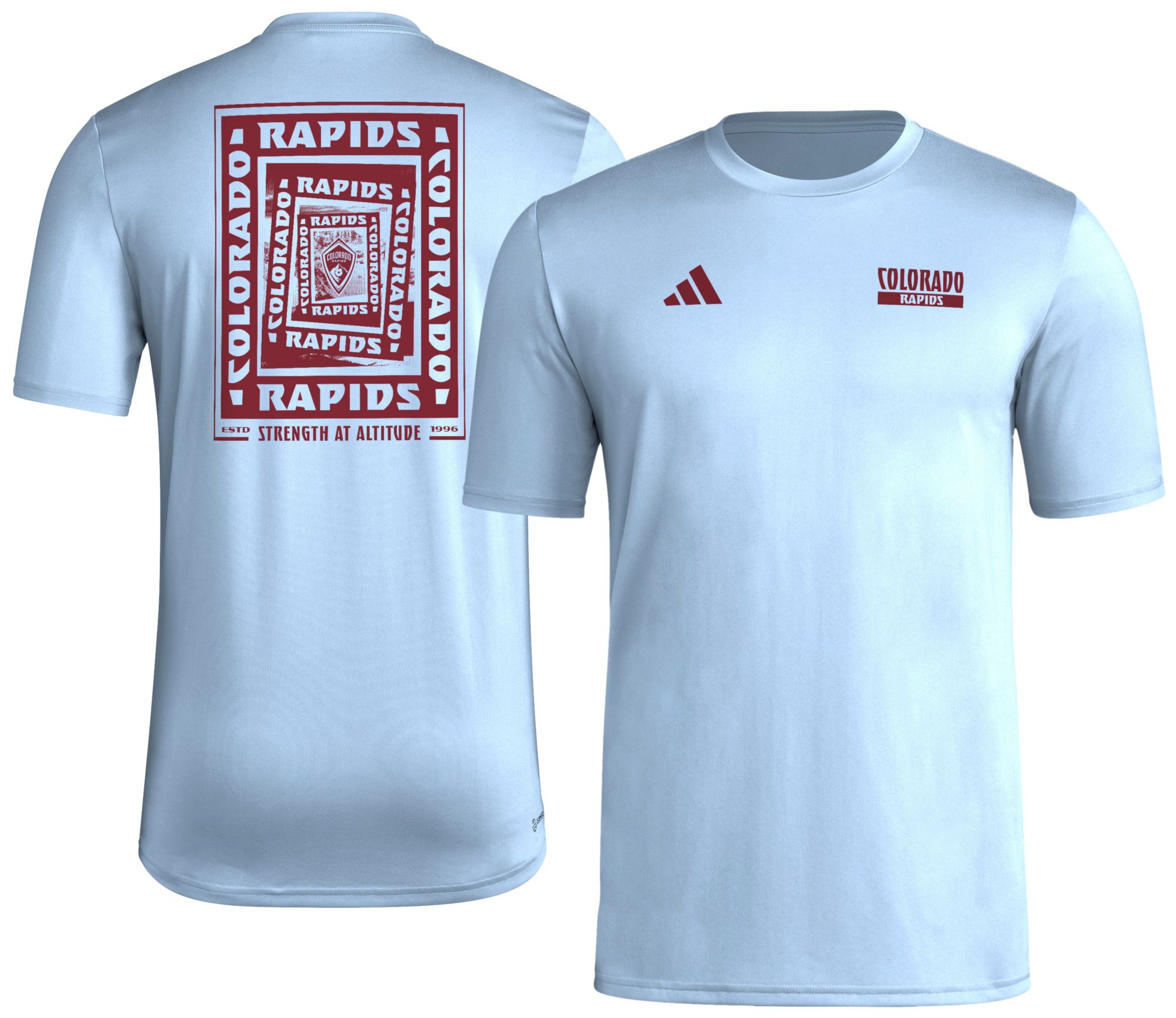 adidas Men's Colorado Rapids 2025 Blue Local Warp T-Shirt