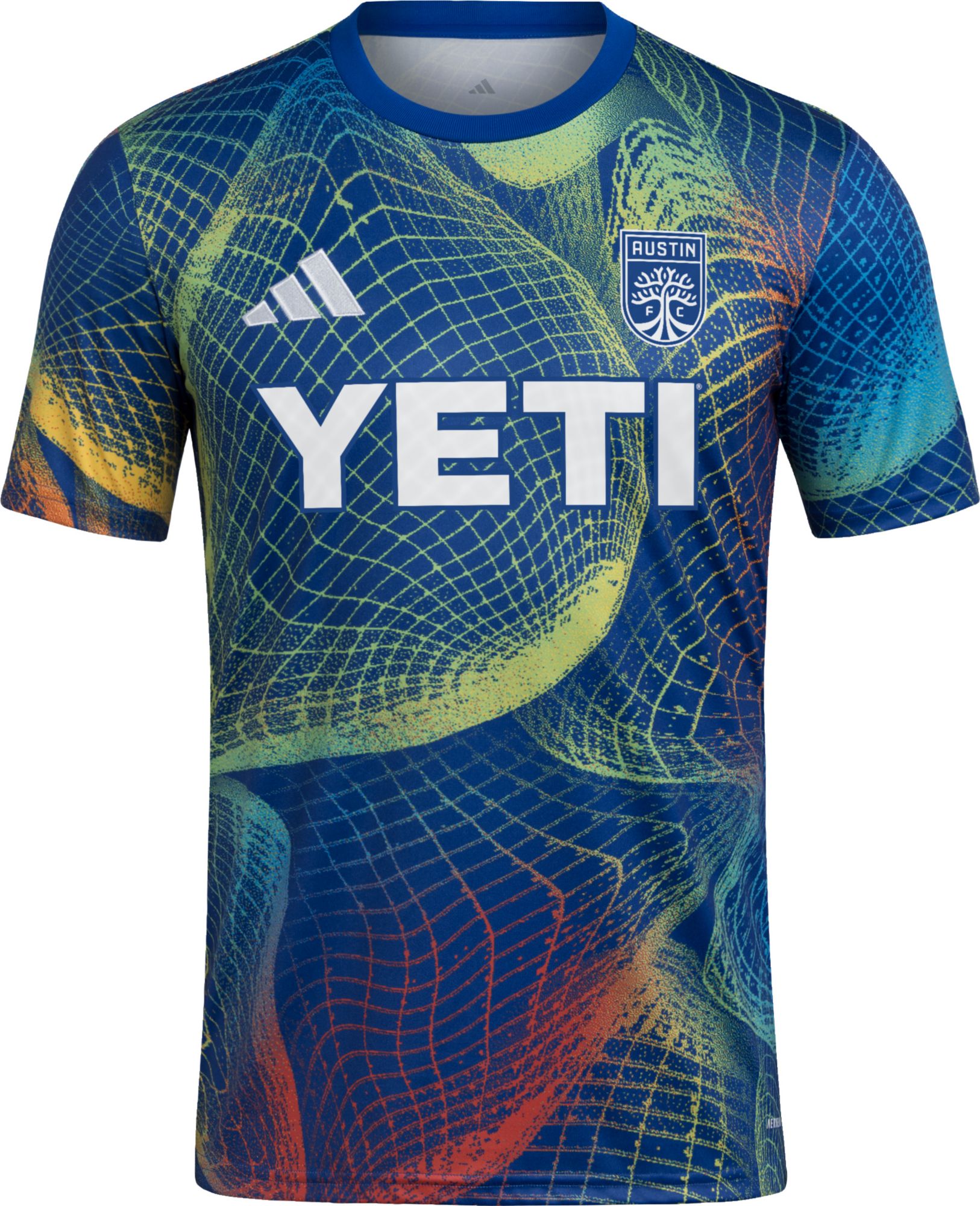 adidas Adult Austin FC 2025 United We Play Royal Prematch Jersey