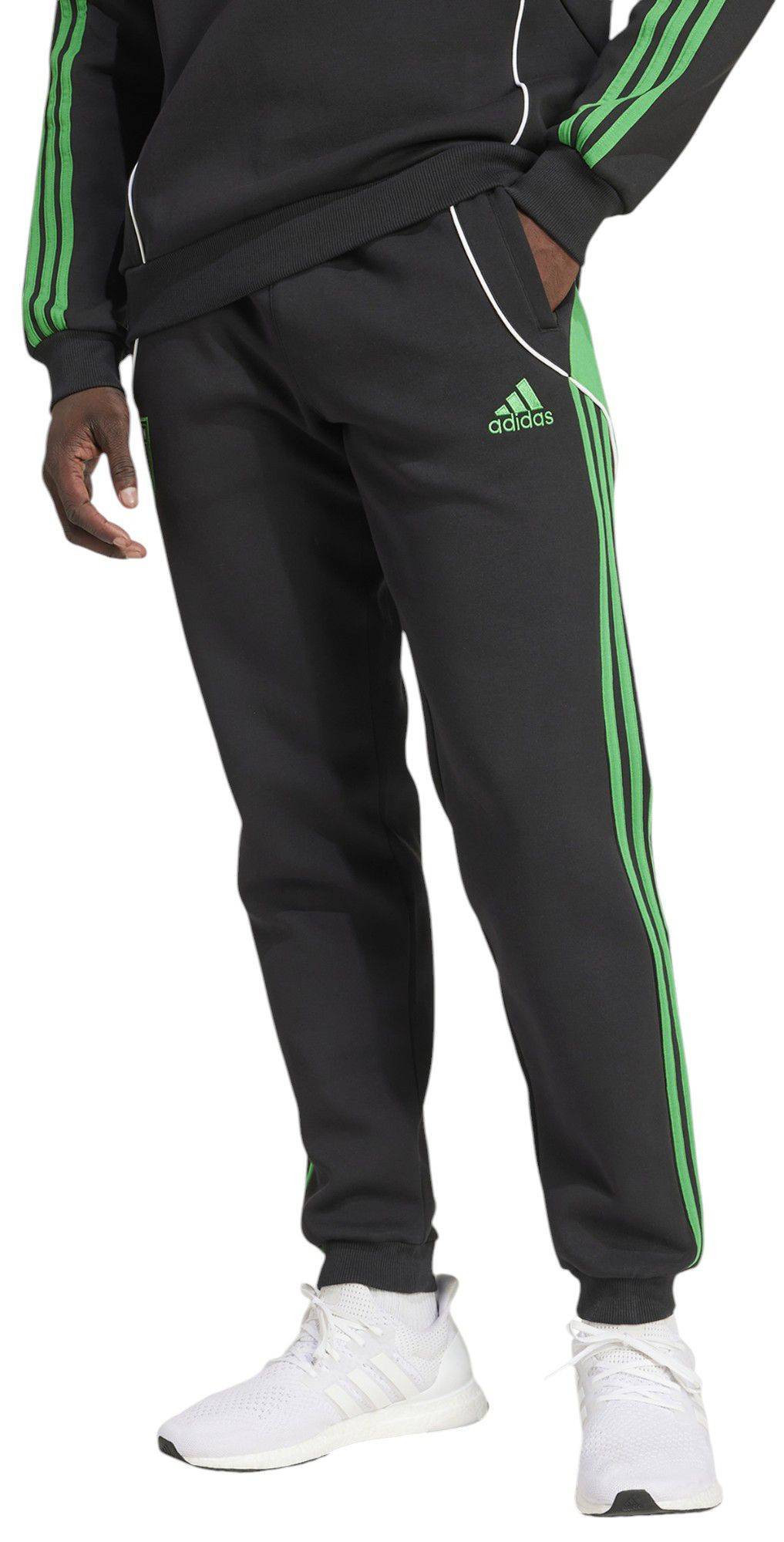 adidas Men's Austin FC 2025 Black Travel Pants