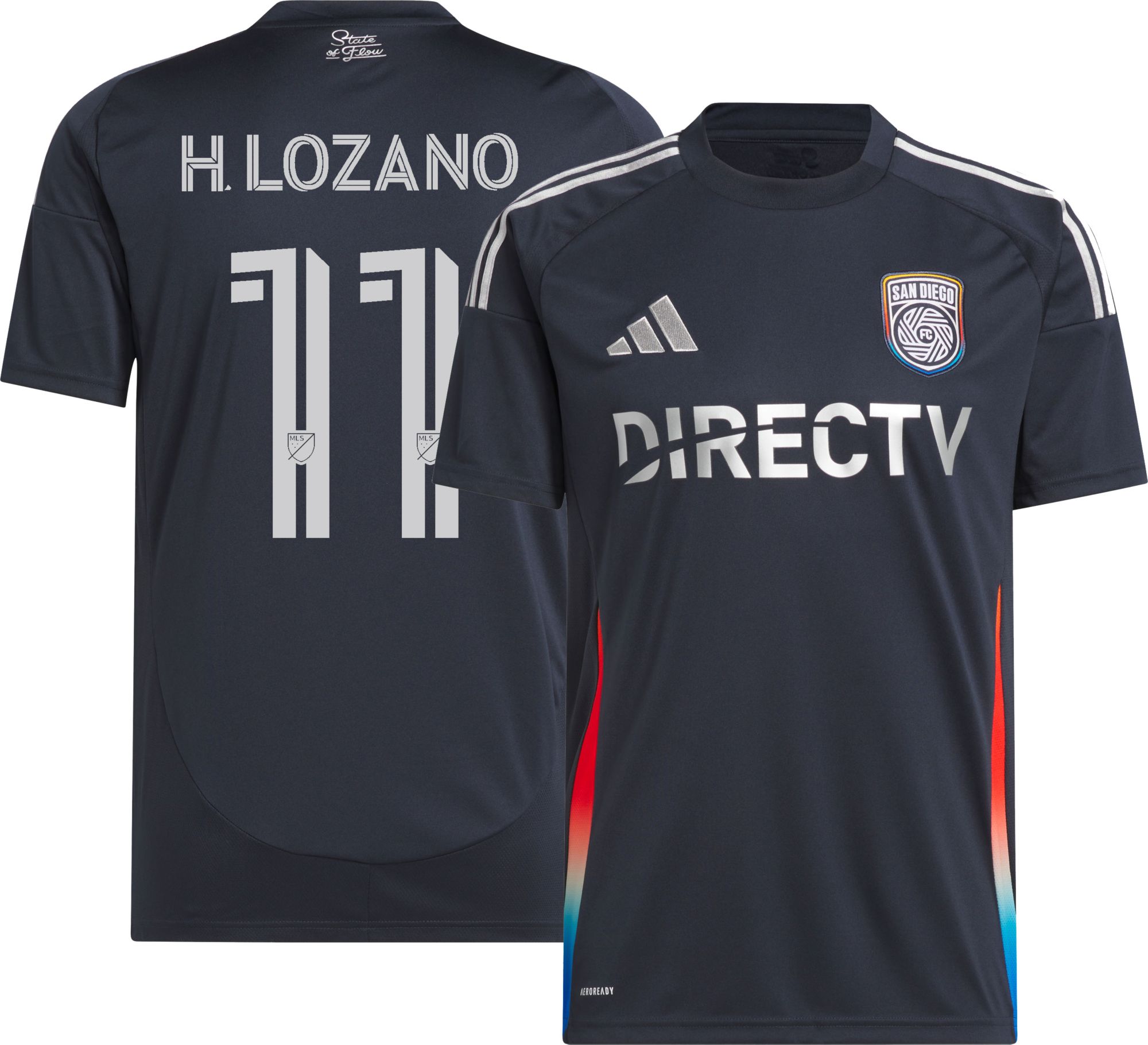 adidas Adult San Diego FC Hirving Lozano #11 2025 Primary Replica Jersey