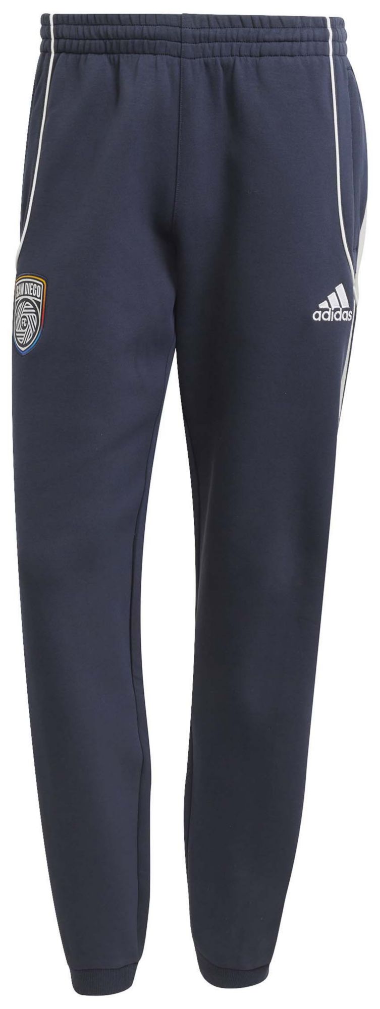 adidas Men's San Diego FC 2025 Navy Travel Pants