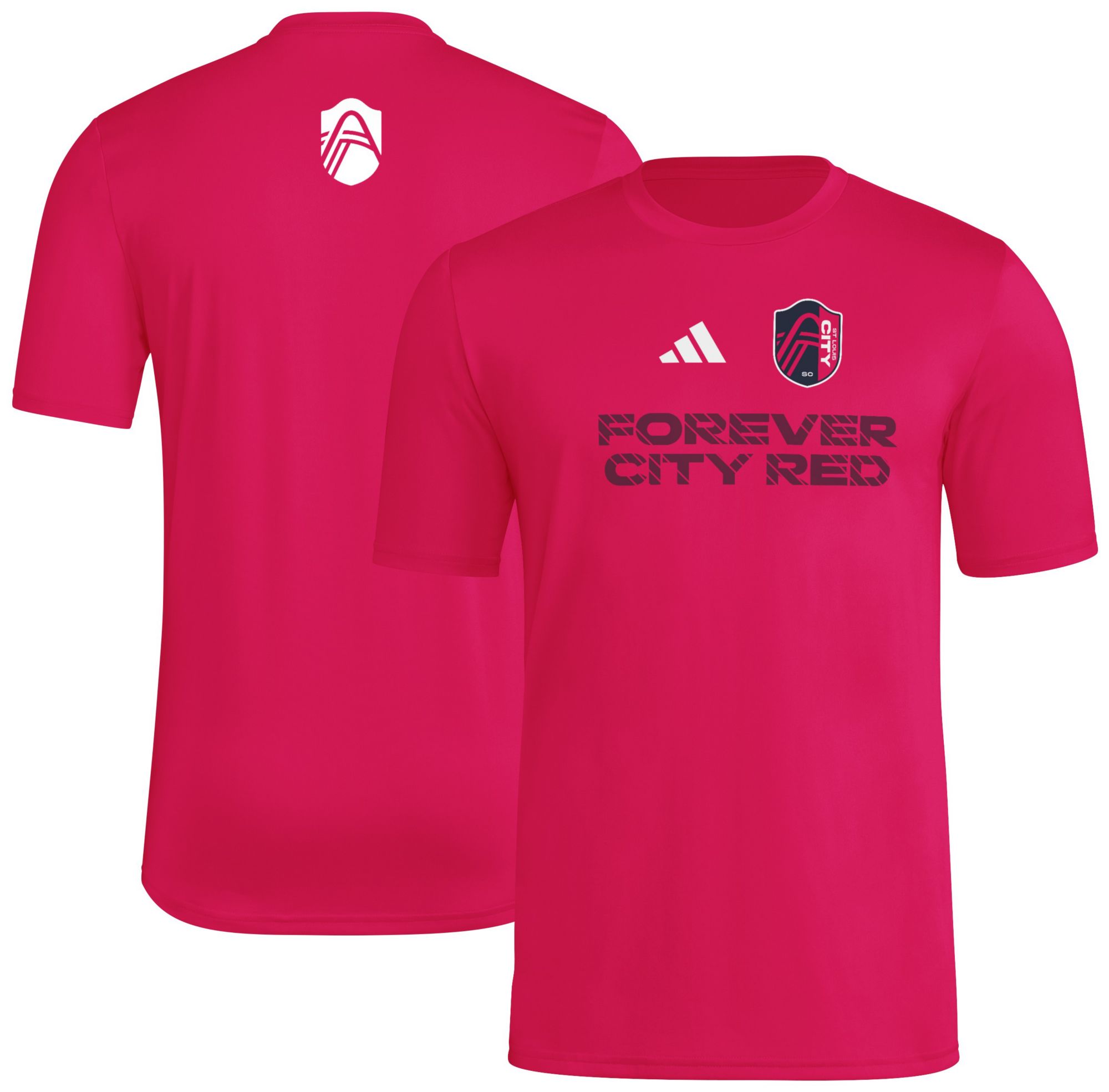 adidas Adult St. Louis City SC 2025 Pink Jersey Hook Home T-Shirt