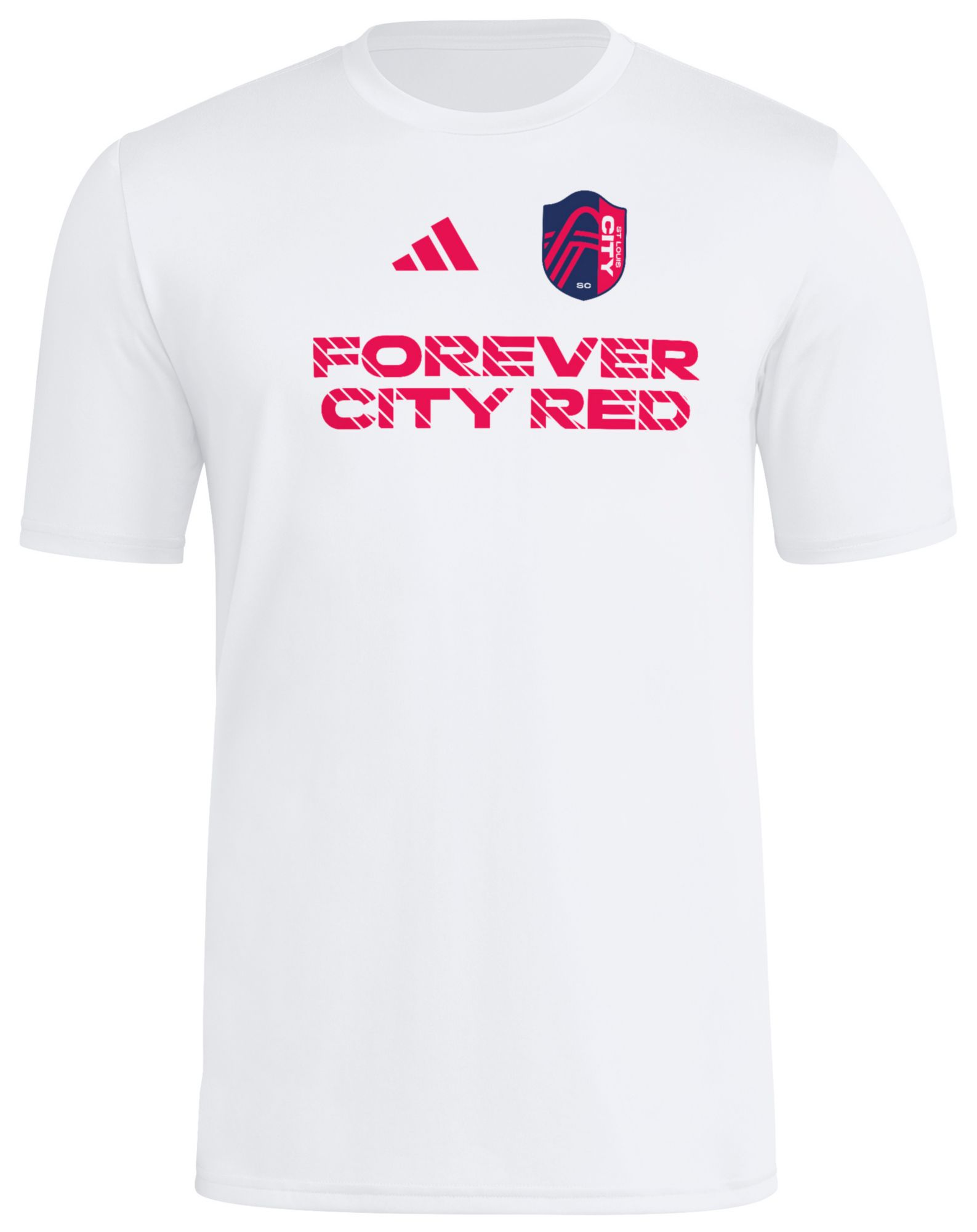 adidas Adult St. Louis City SC 2025 White Jersey Hook Home T-Shirt