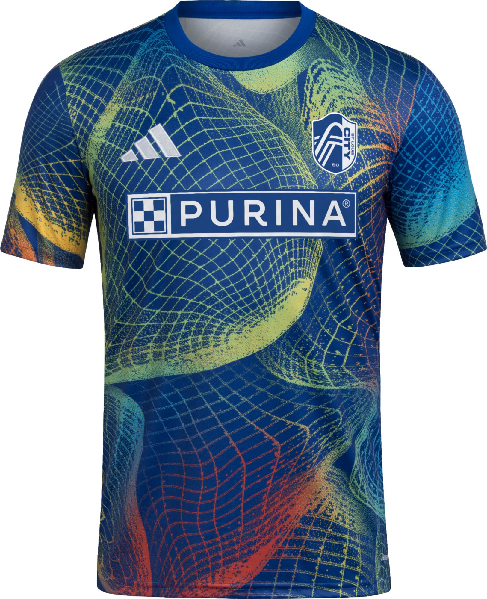 adidas Adult St. Louis City SC 2025 United We Play Royal Prematch Jersey