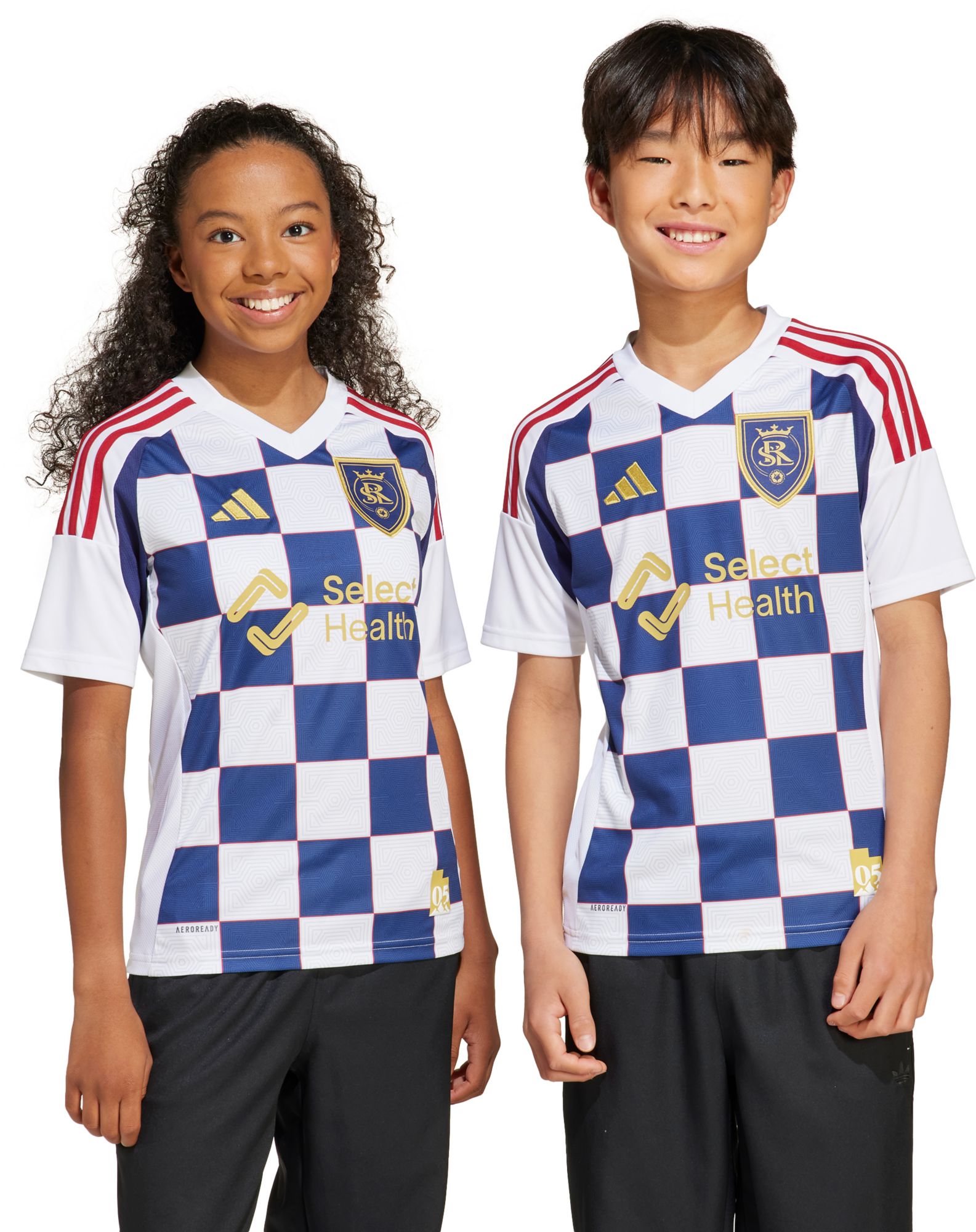 adidas Youth Real Salt Lake 2025 Replica Secondary "Grid City" Jersey
