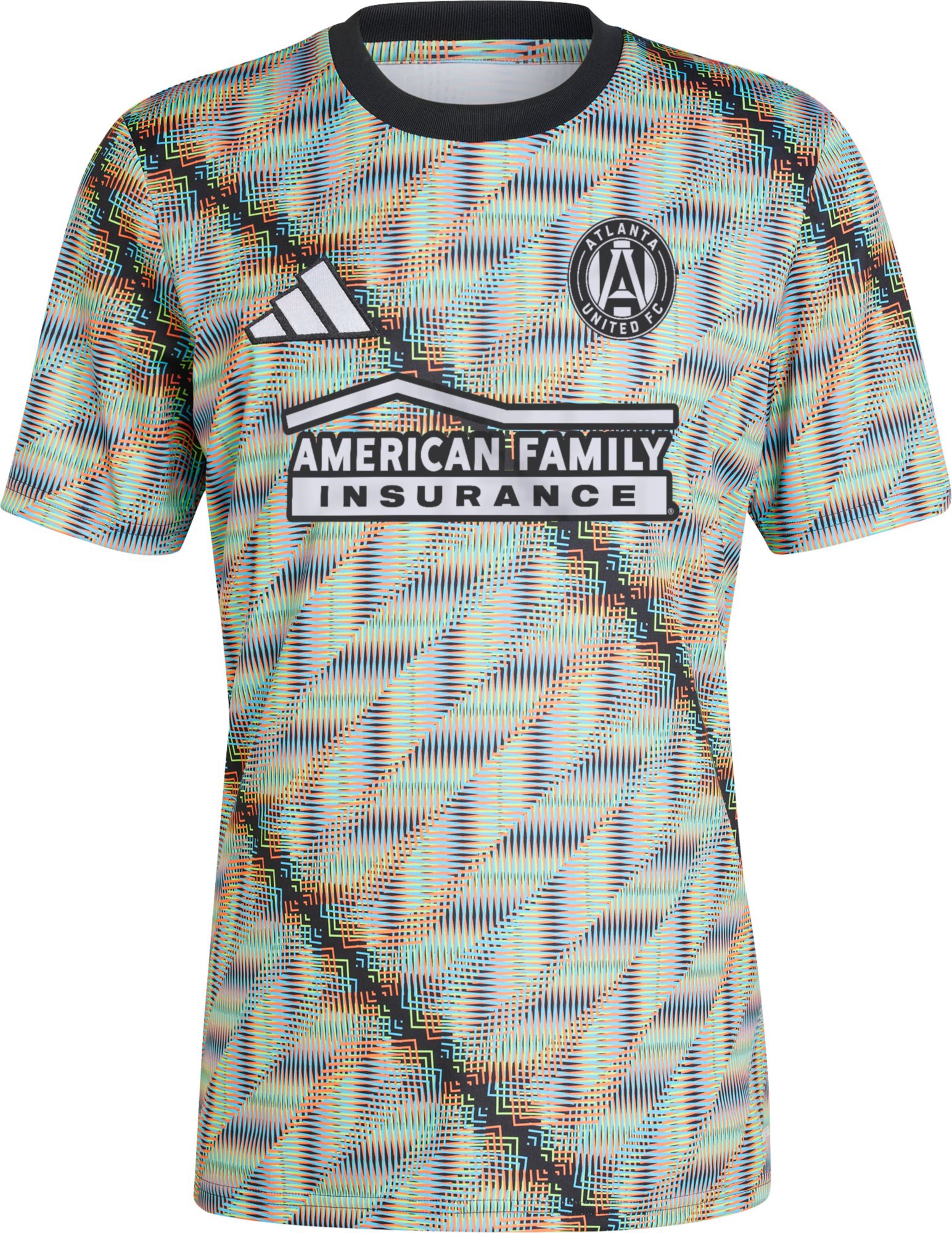 adidas Adult Atlanta United FC 2024 Hispanic Heritage Month Multicolor Prematch Jersey