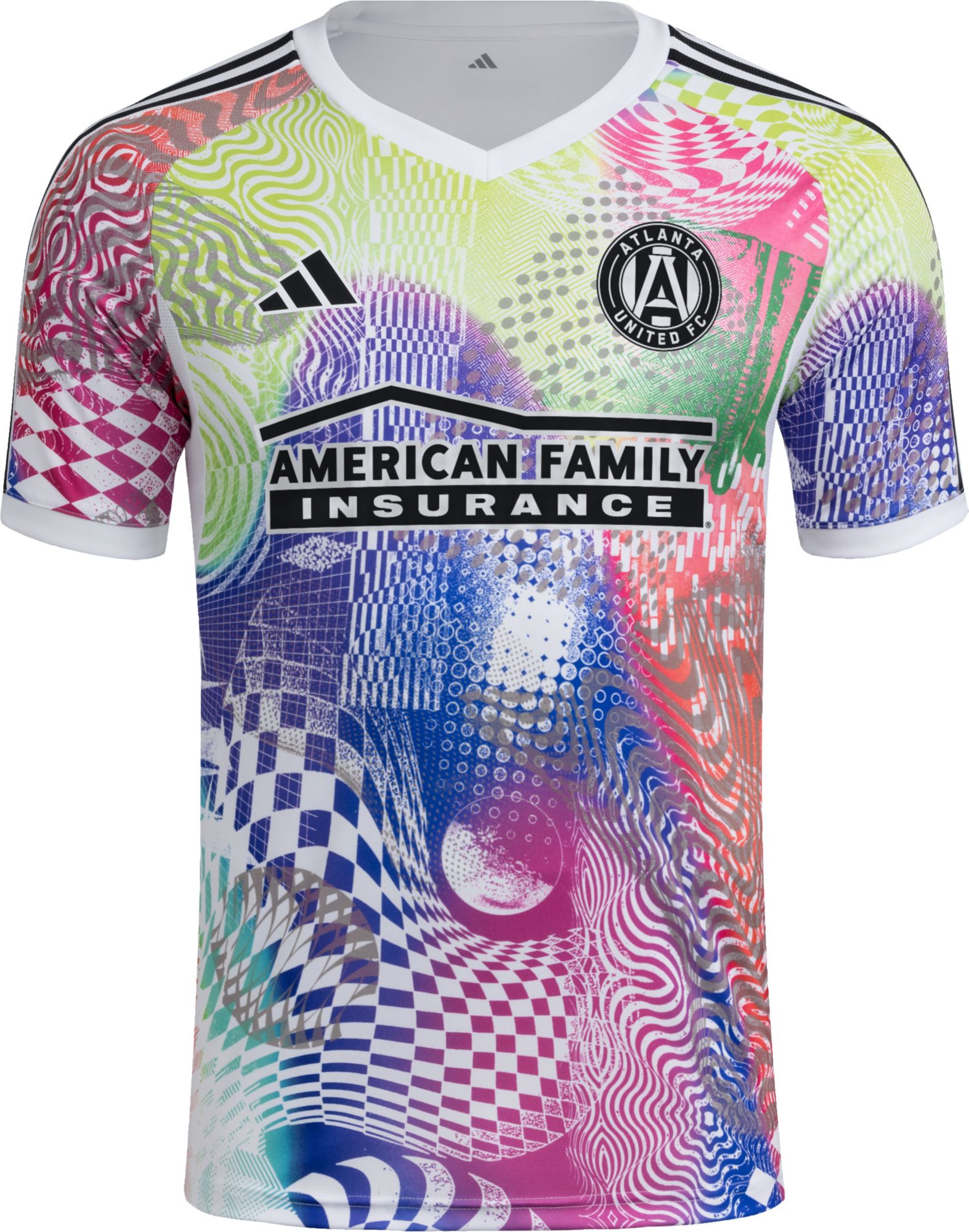 adidas Adult Atlanta United 2025 Pride Prematch Jersey