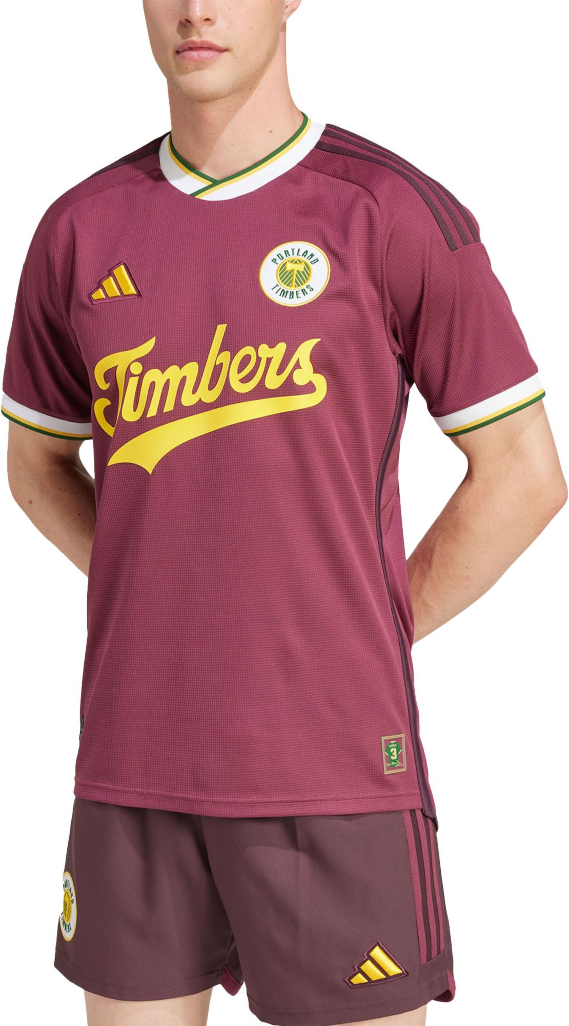 adidas Adult Portland Timbers 2024 Archive Authentic Third Jersey