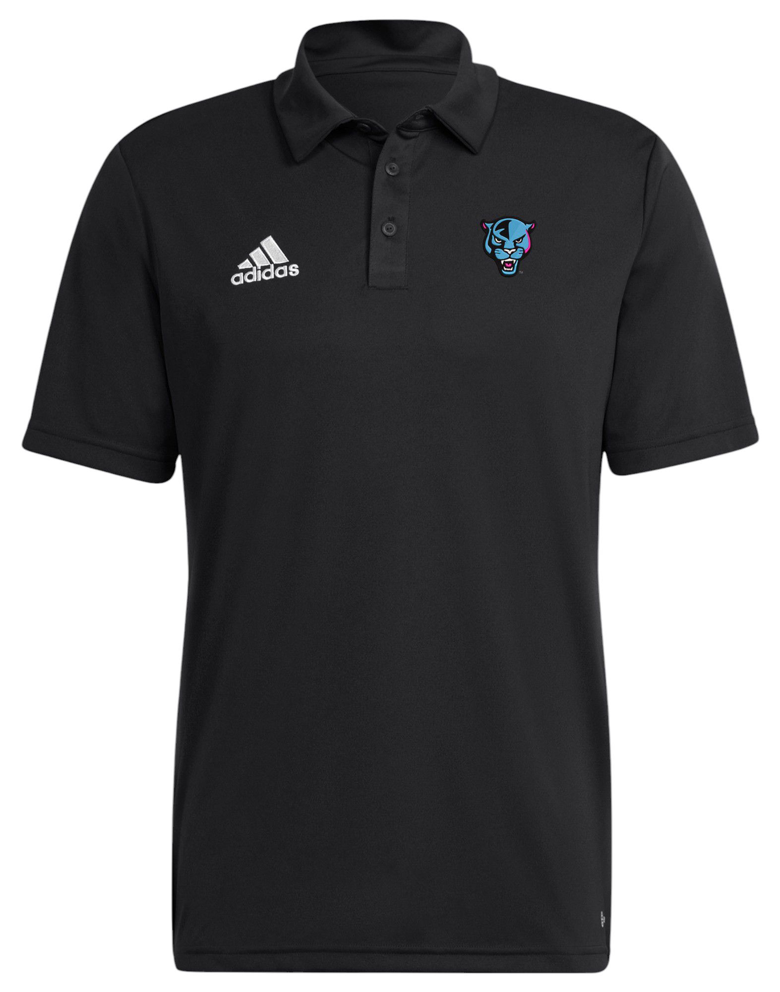 adidas Men's FIU Golden Panthers Black Vice Entrada Polo