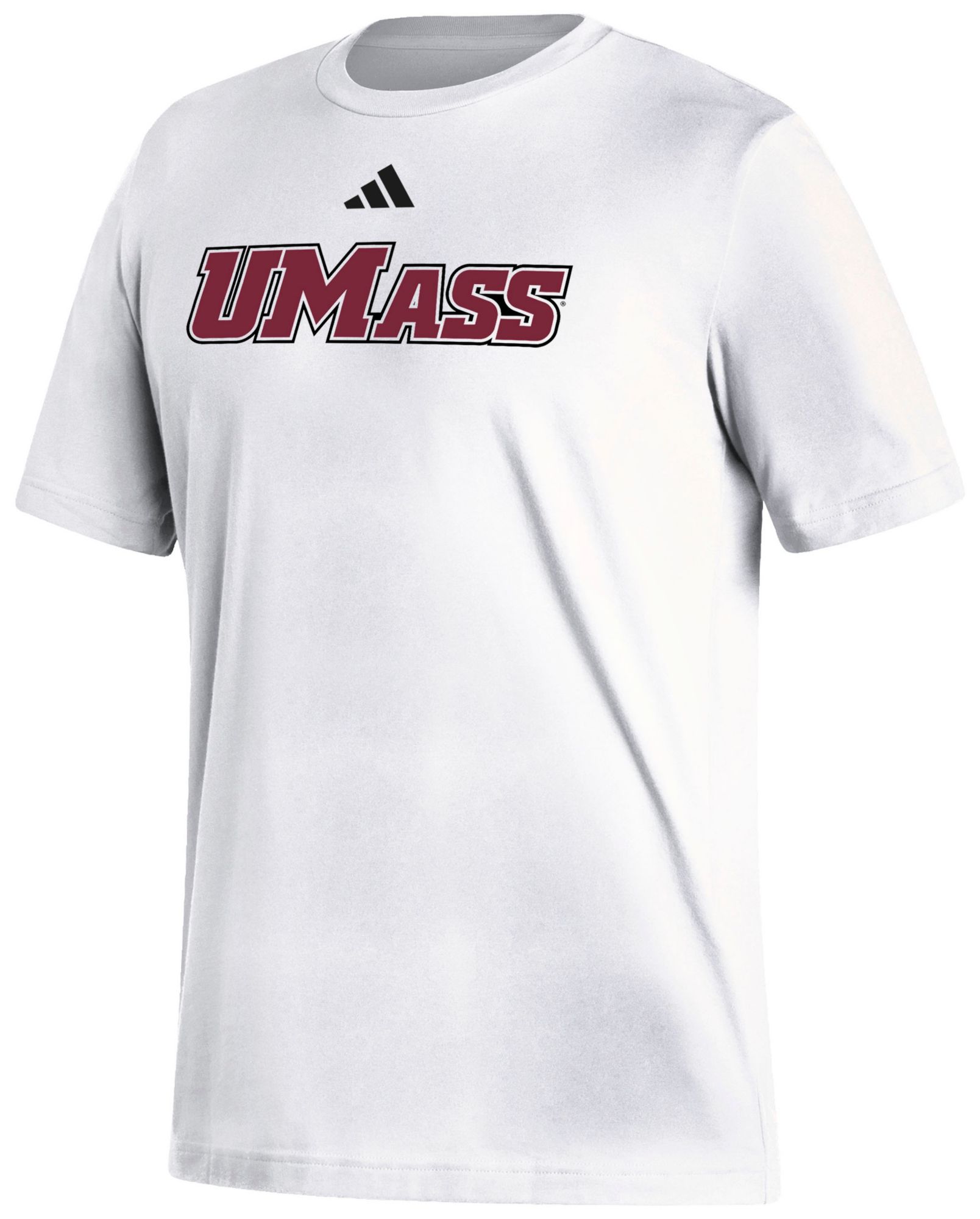 adidas Men's UMass Minutemen White Fresh T-Shirt