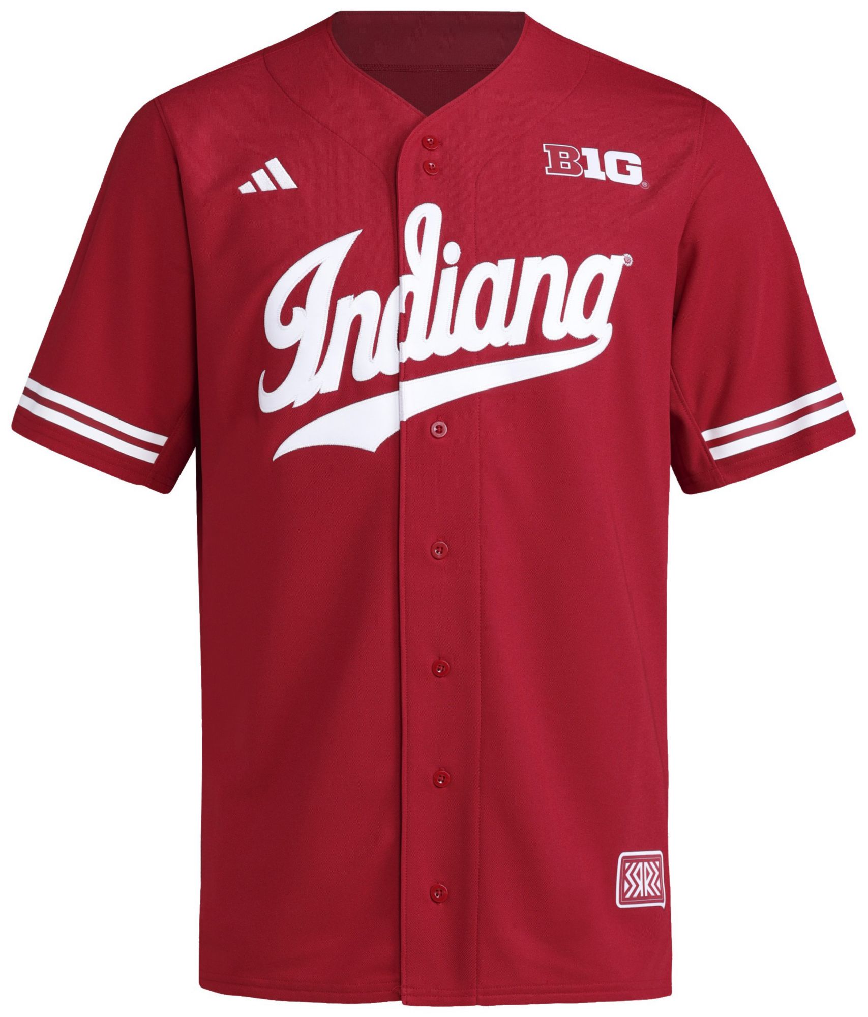 adidas Men's Indiana Hoosiers Red Replica Baseball Jersey