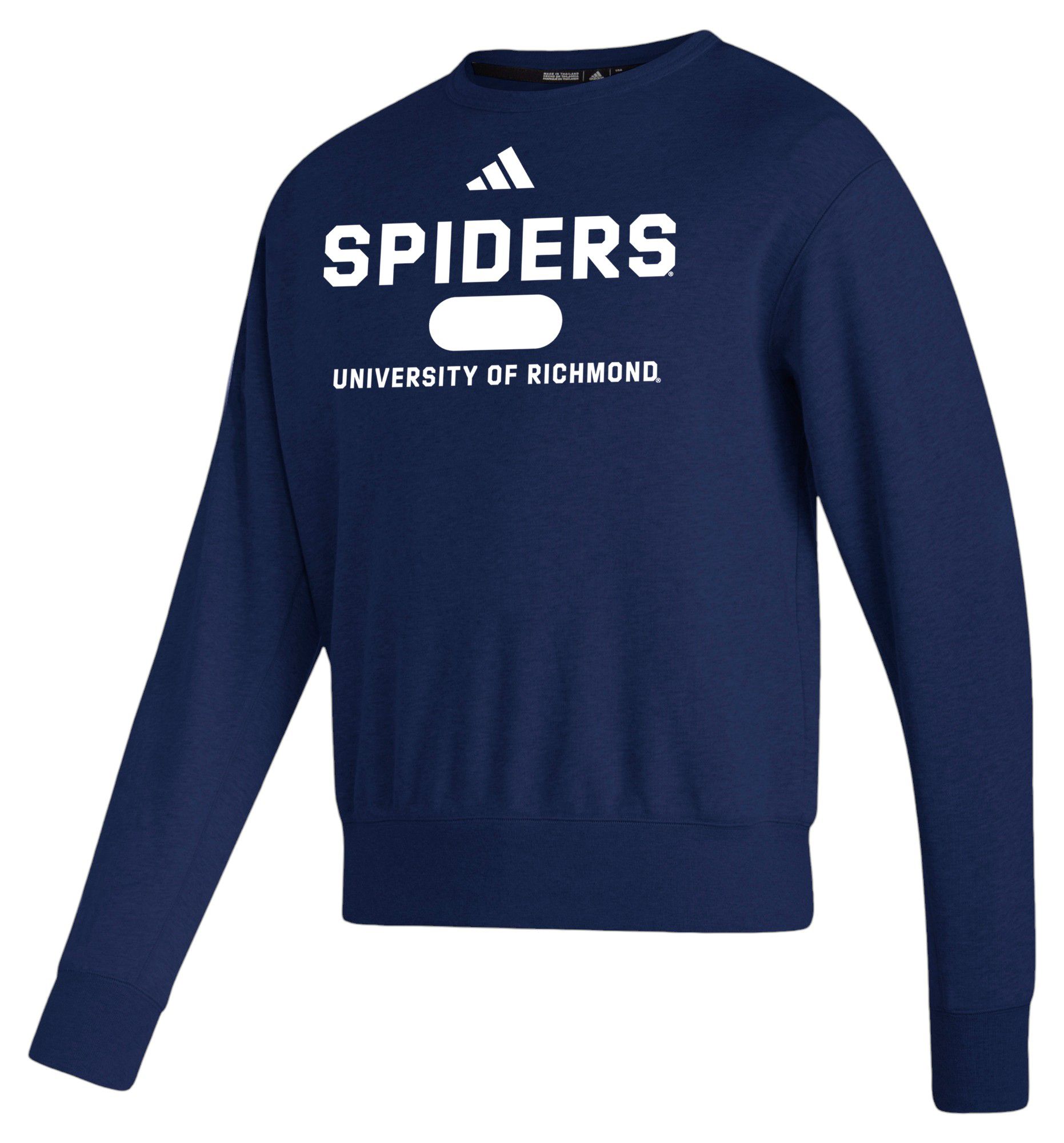 adidas Men's Richmond Spiders Navy Premium Vintage Crew Sweatshirt