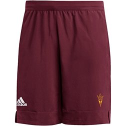 adidas Men's Arizona State Sun Devils Maroon 9” Heat Ready Woven Shorts