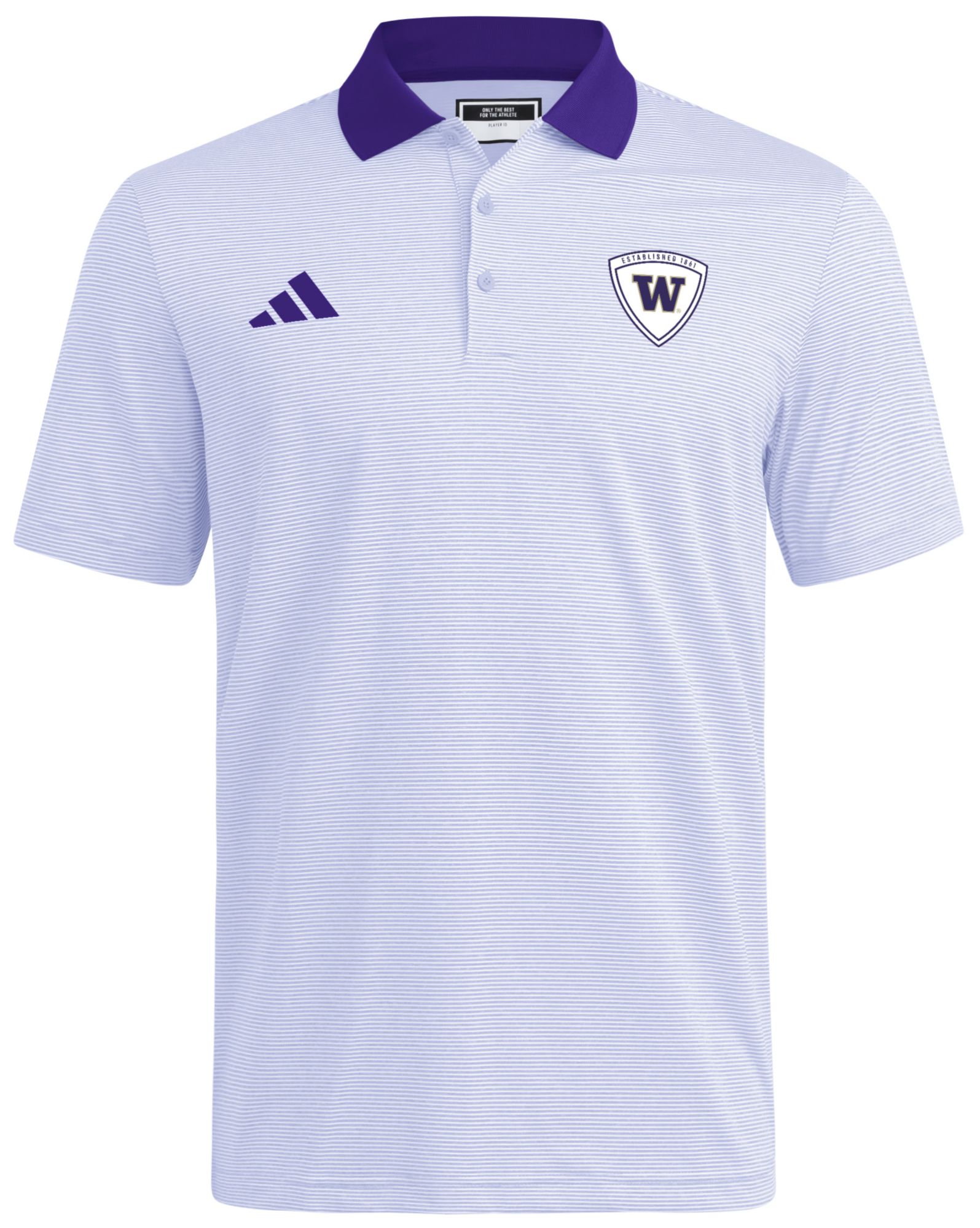 adidas Men's Washington Huskies Light Purple Spring Fling Polo