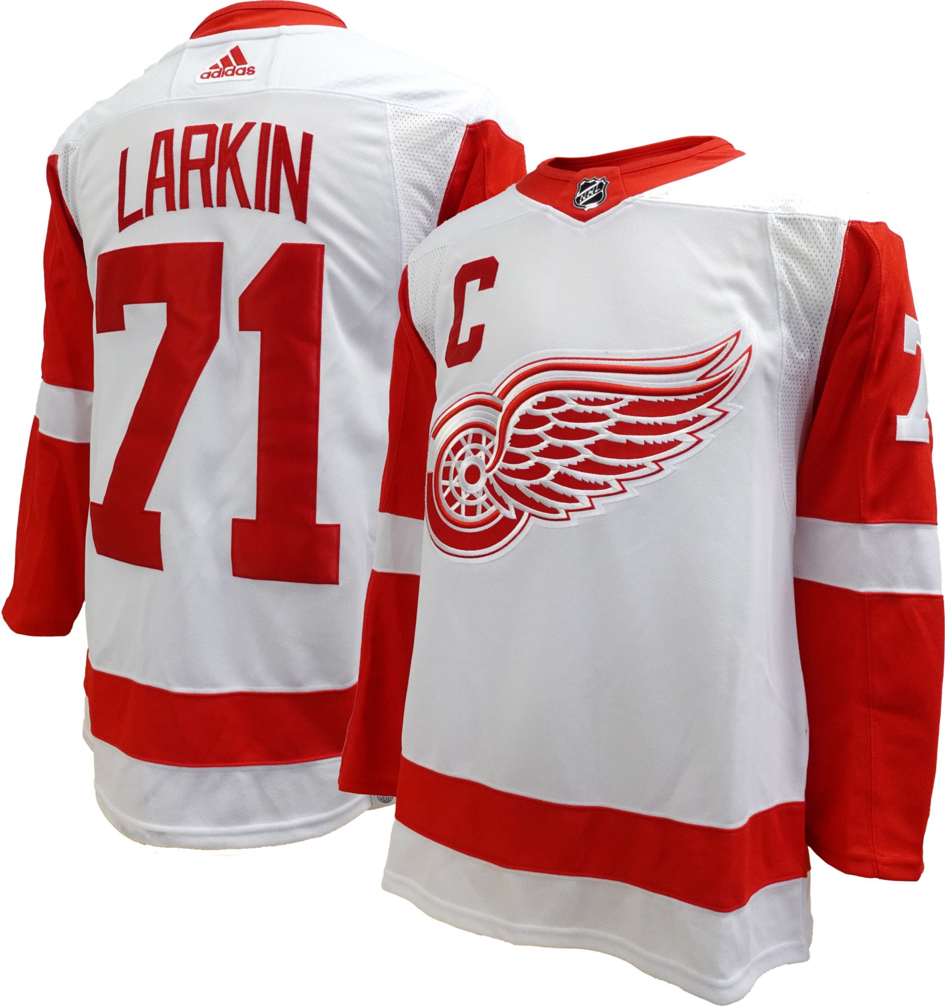 adidas Men's Detroit Red Wings Dylan Larkin #71 Away ADIZERO Premium Authentic Jersey