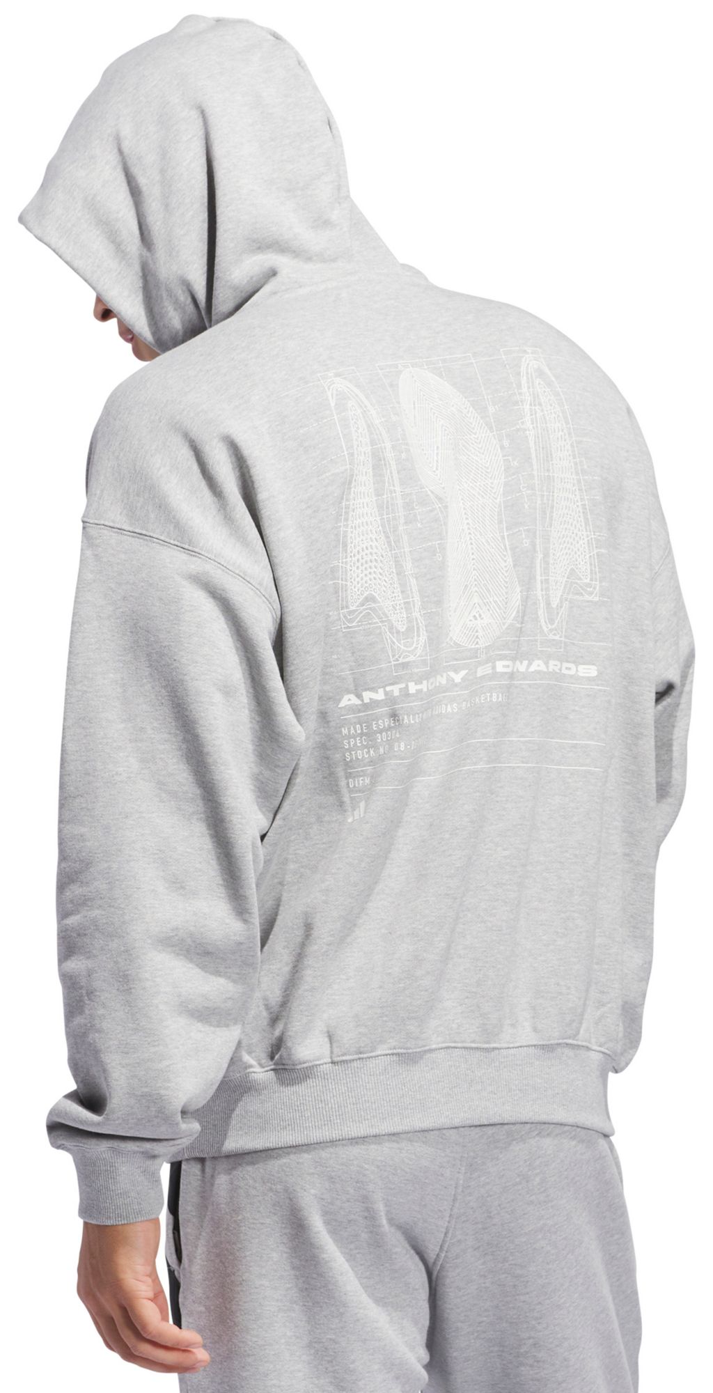 adidas Men's Anthony Edwards Seasonal Graphic Hoodie