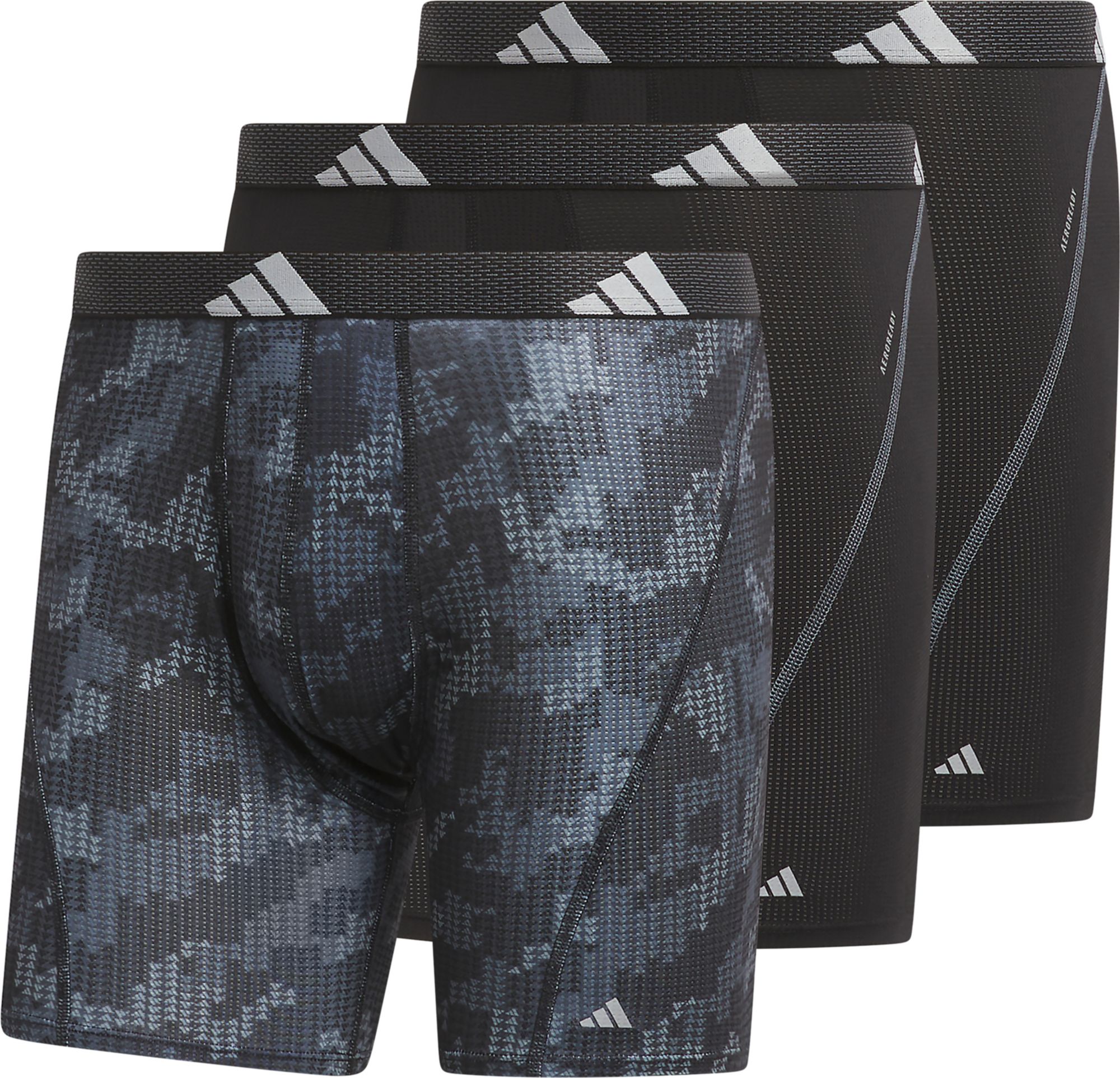 adidas Men's Performance Mesh Boxer Briefs – 3 Pack