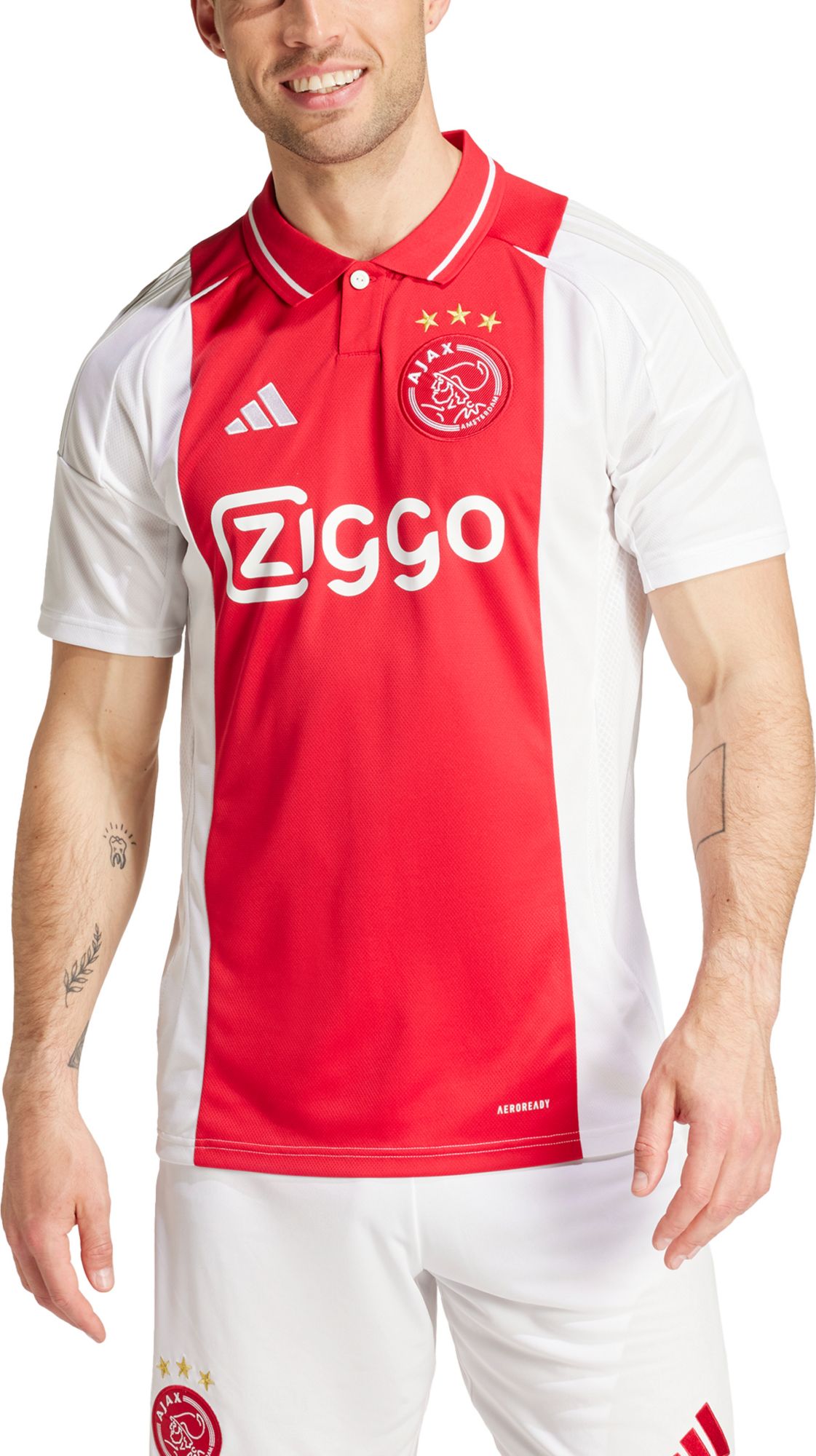 adidas Adult Ajax Amsterdam 2024 Home Replica Jersey