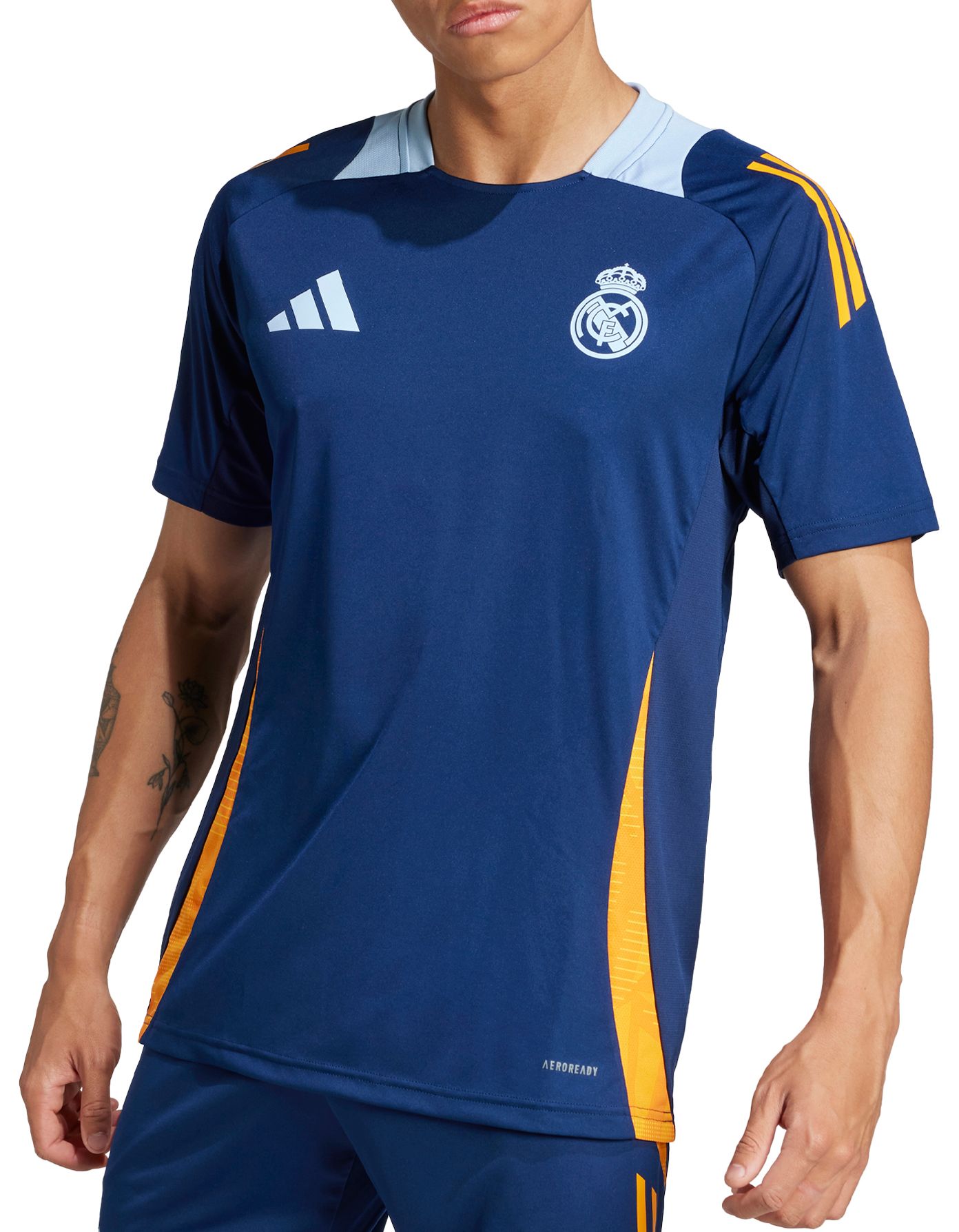 adidas Adult Real Madrid 2024-25 Navy Training Jersey