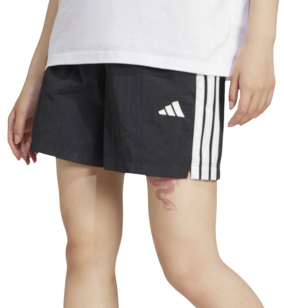 adidas Women's Essentials 3-Stripes Woven Sportswear Shorts