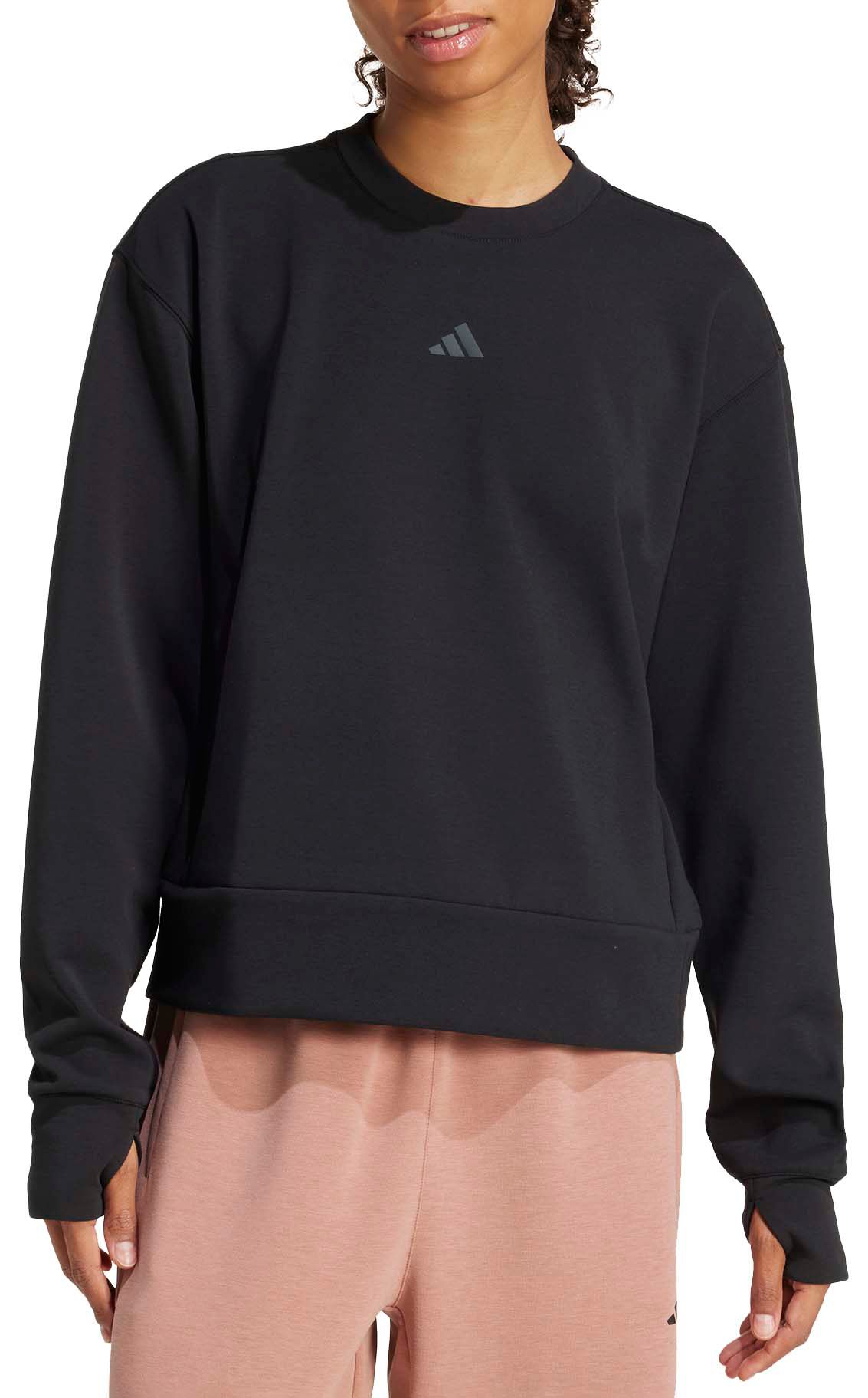 adidas Women's D4T Knit Crew Sweatshirt