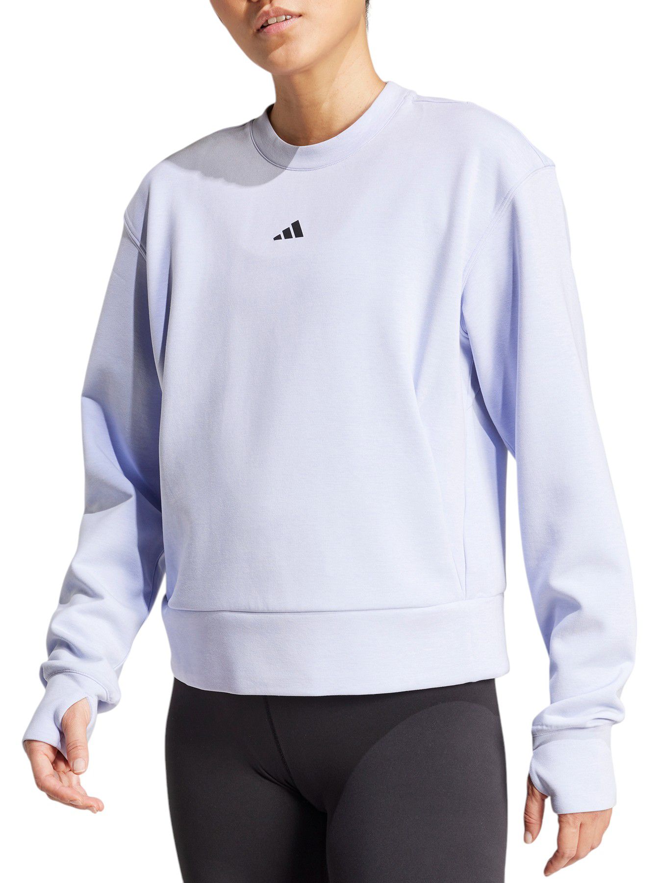 adidas Women's D4T Knit Crew Sweatshirt