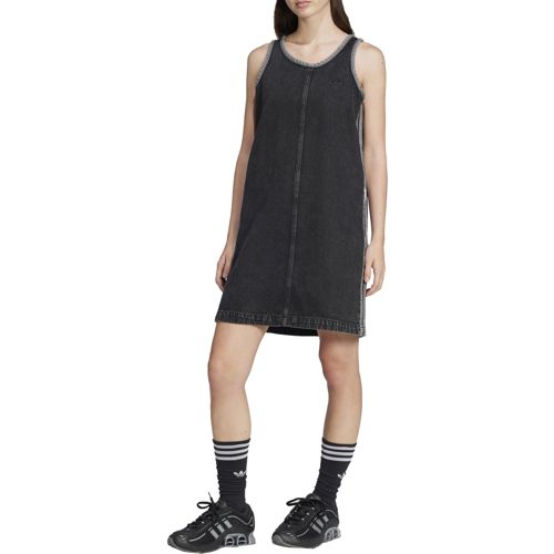 adidas★DENIM 3S DRESS ADIDAS DENIM 3S DRESS JD2580 Women's Blue Short Dresses