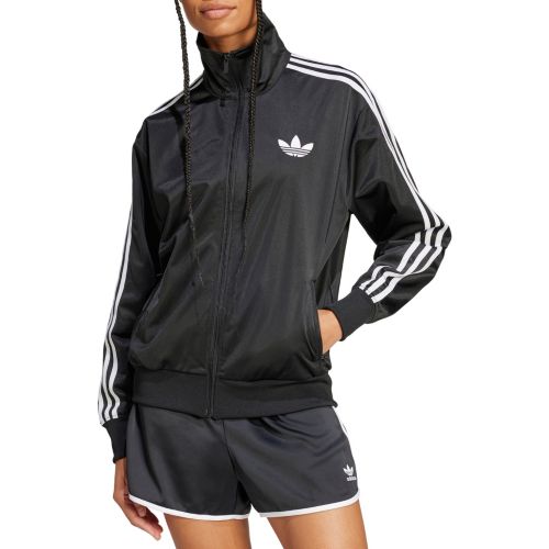 【adidas Originals】SATIN TRACK TOP adidas Women's Lifestyle Satin Track Top - Green adidas US
