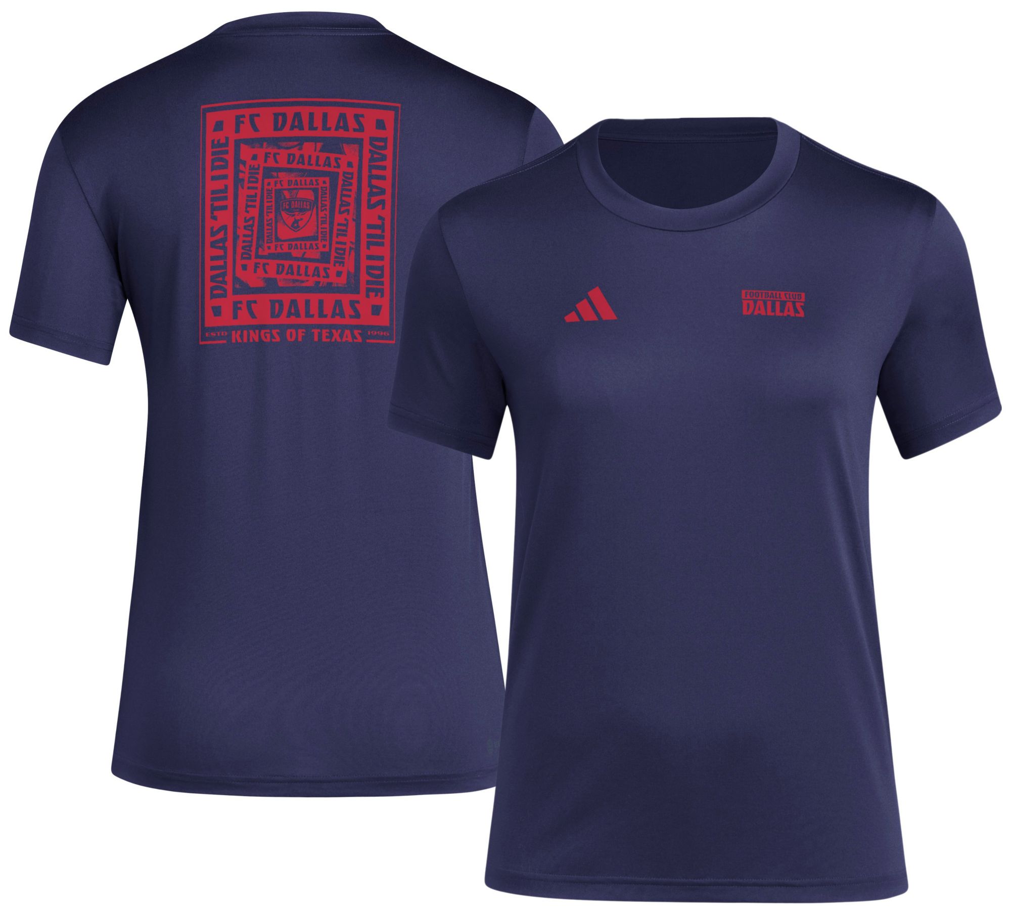 adidas Women's FC Dallas 2025 Local Warp T-Shirt