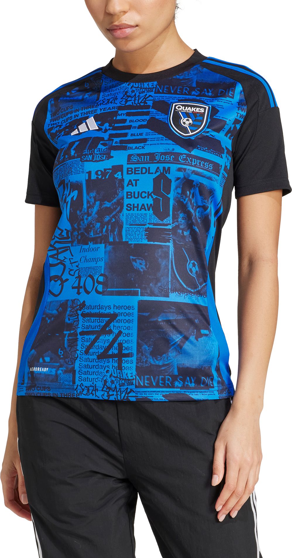 adidas Women's San Jose Earthquakes 2025 Primary Replica "Headliner" Jersey