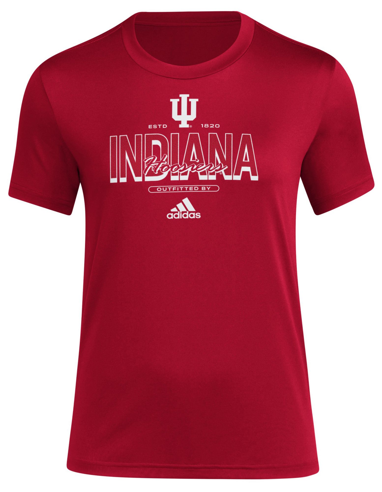 adidas Women's Indiana Hoosiers Crimson Chimara T-Shirt