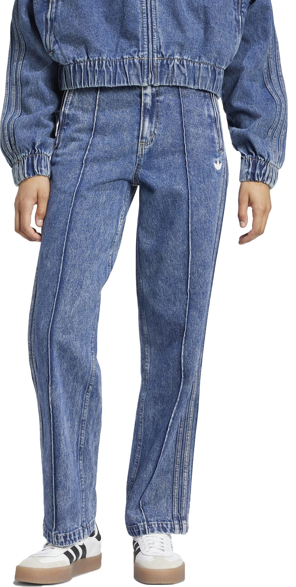 adidas Originals Women's Premium Essentials Denim Straight Leg Pants