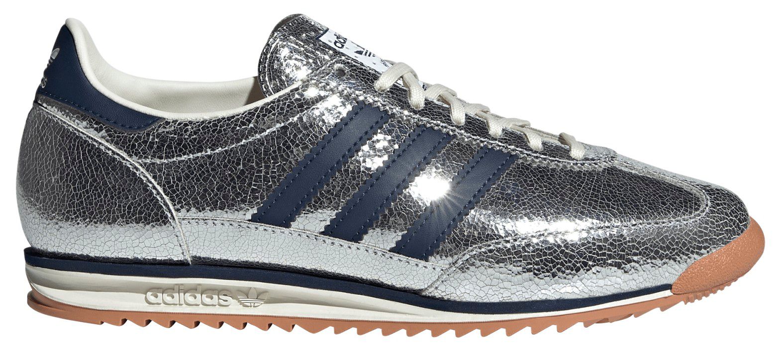 Silver Met/Collegiate Navy/Off White