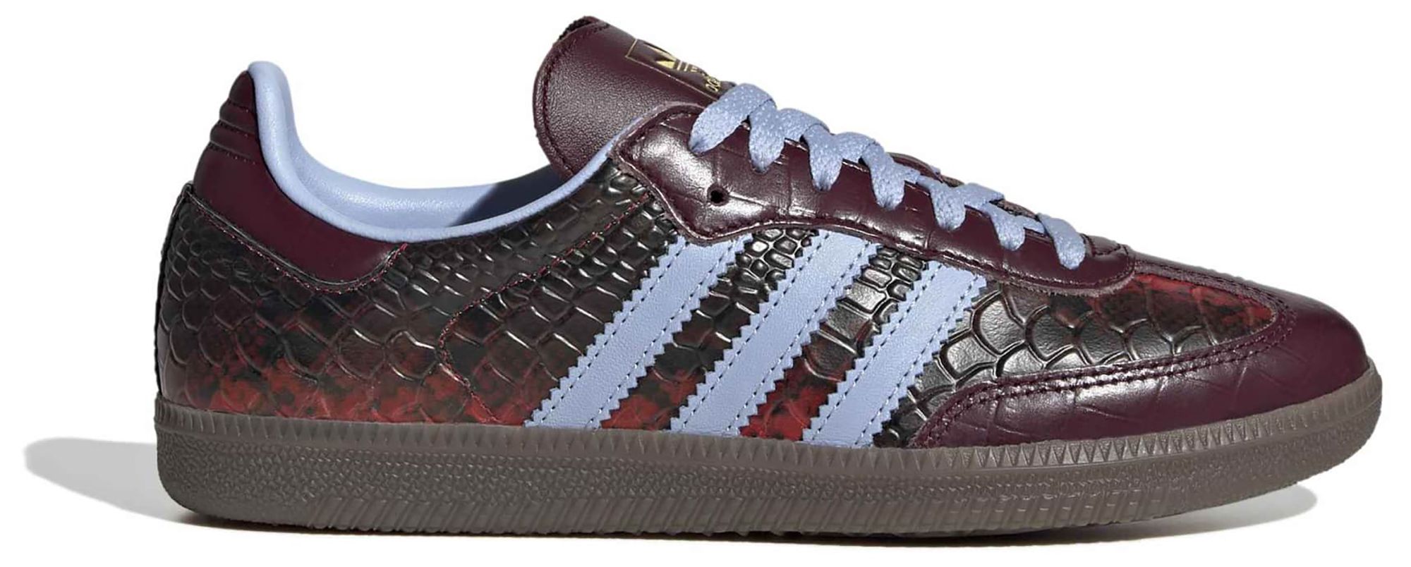 Snakeskin Maroon/Blue Dawn