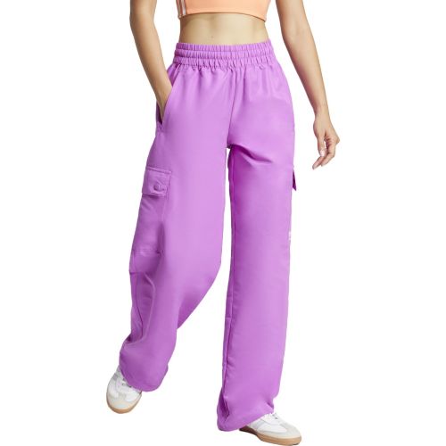 adidas Originals Women's Adicolor Satin Wide Leg Track Pants