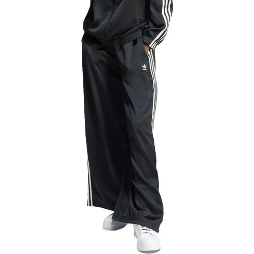 adidas originals ADICOLOR WIDE LEG JOGGERS パープル adidas Originals Women's Adicolor Satin Wide Leg Track Pants