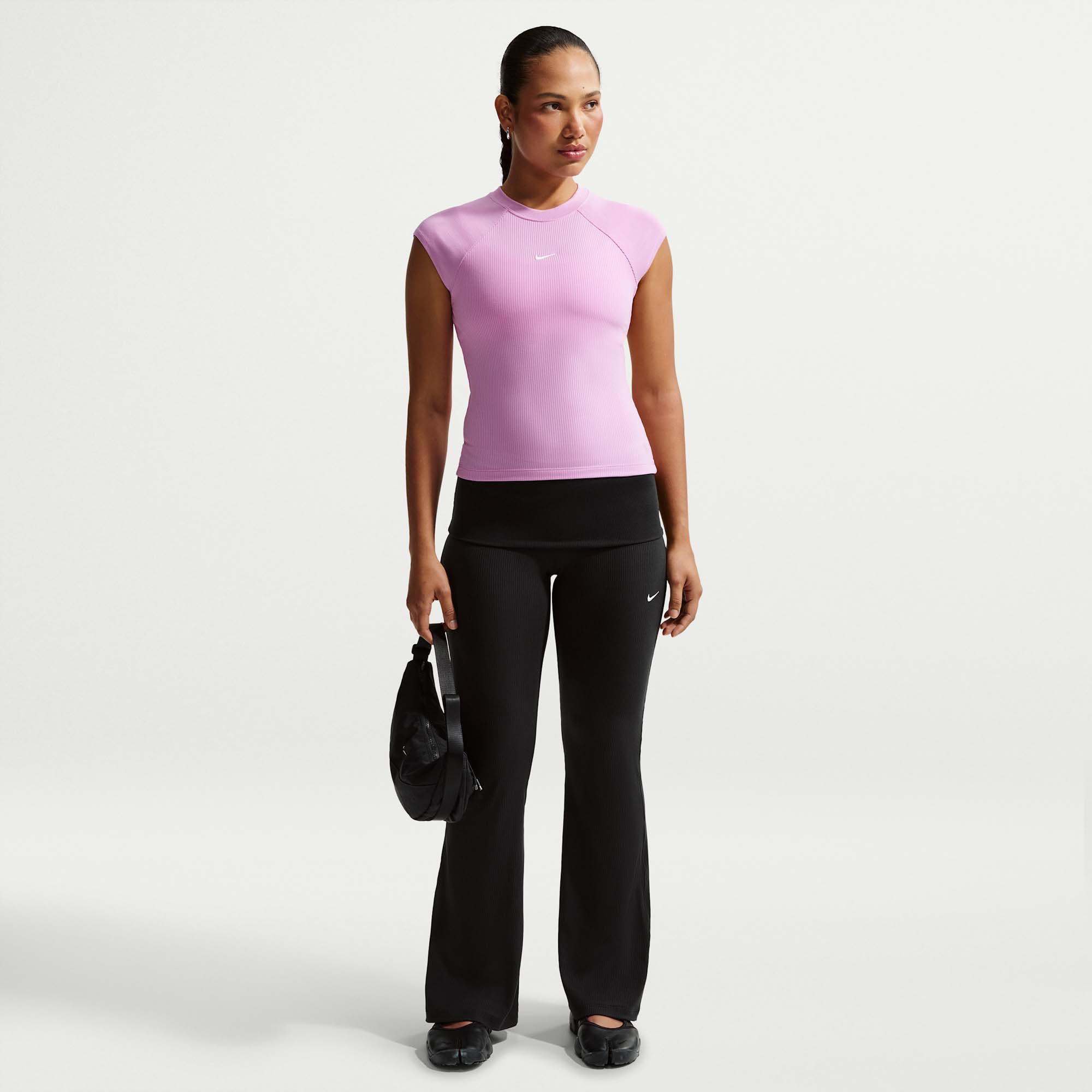 Nike Women's Sportswear Chill Knit Mid-Rise Tight Ribbed Pants