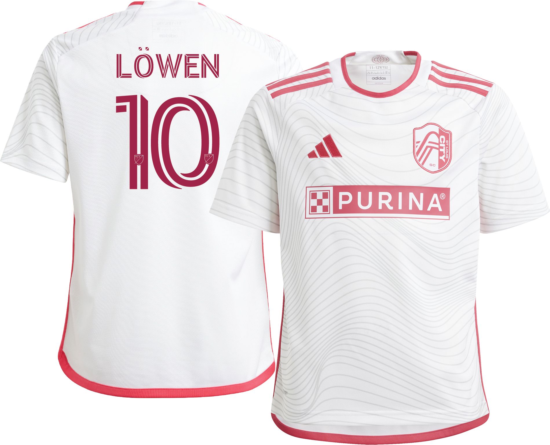 adidas Adult St. Louis City SC Eduard Lowen #10 2024 Secondary Replica Jersey