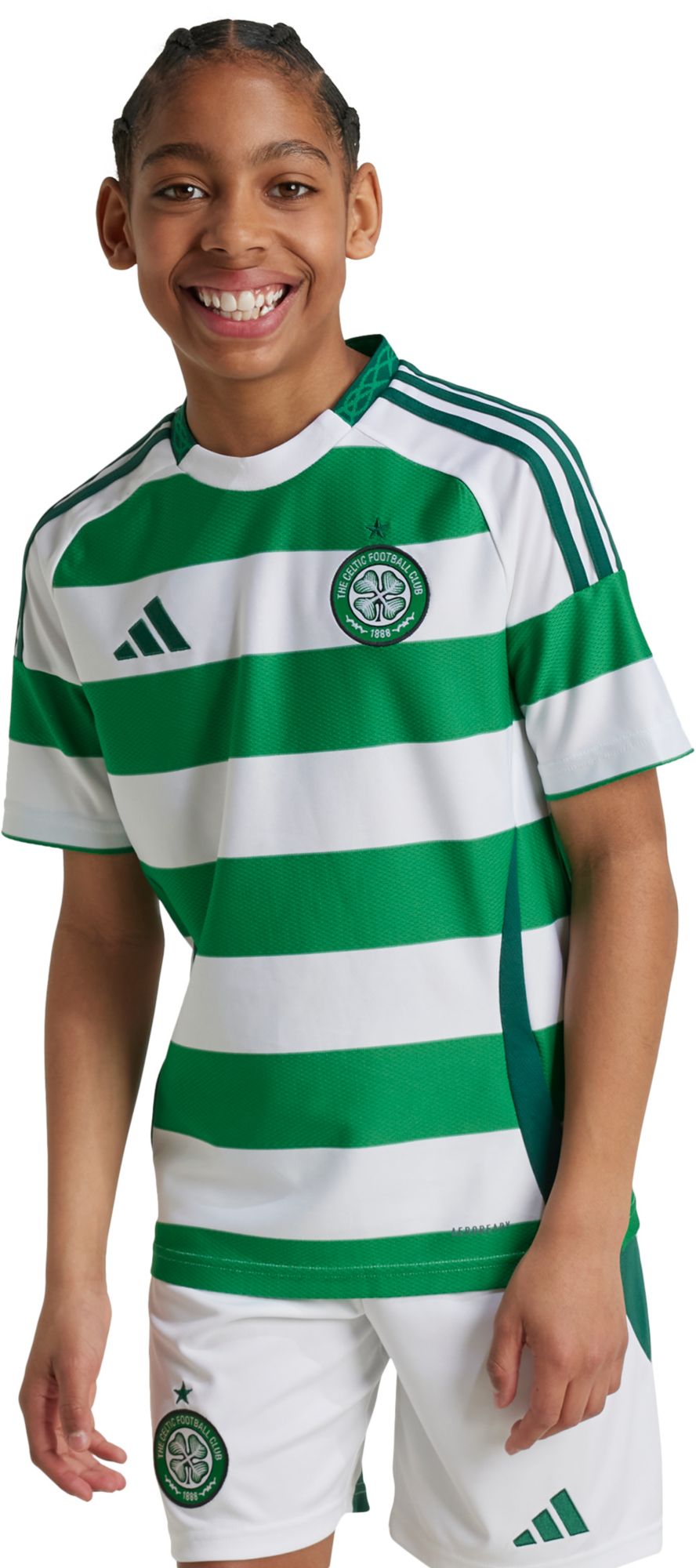 adidas Youth Celtic FC 2024 Home Replica Jersey