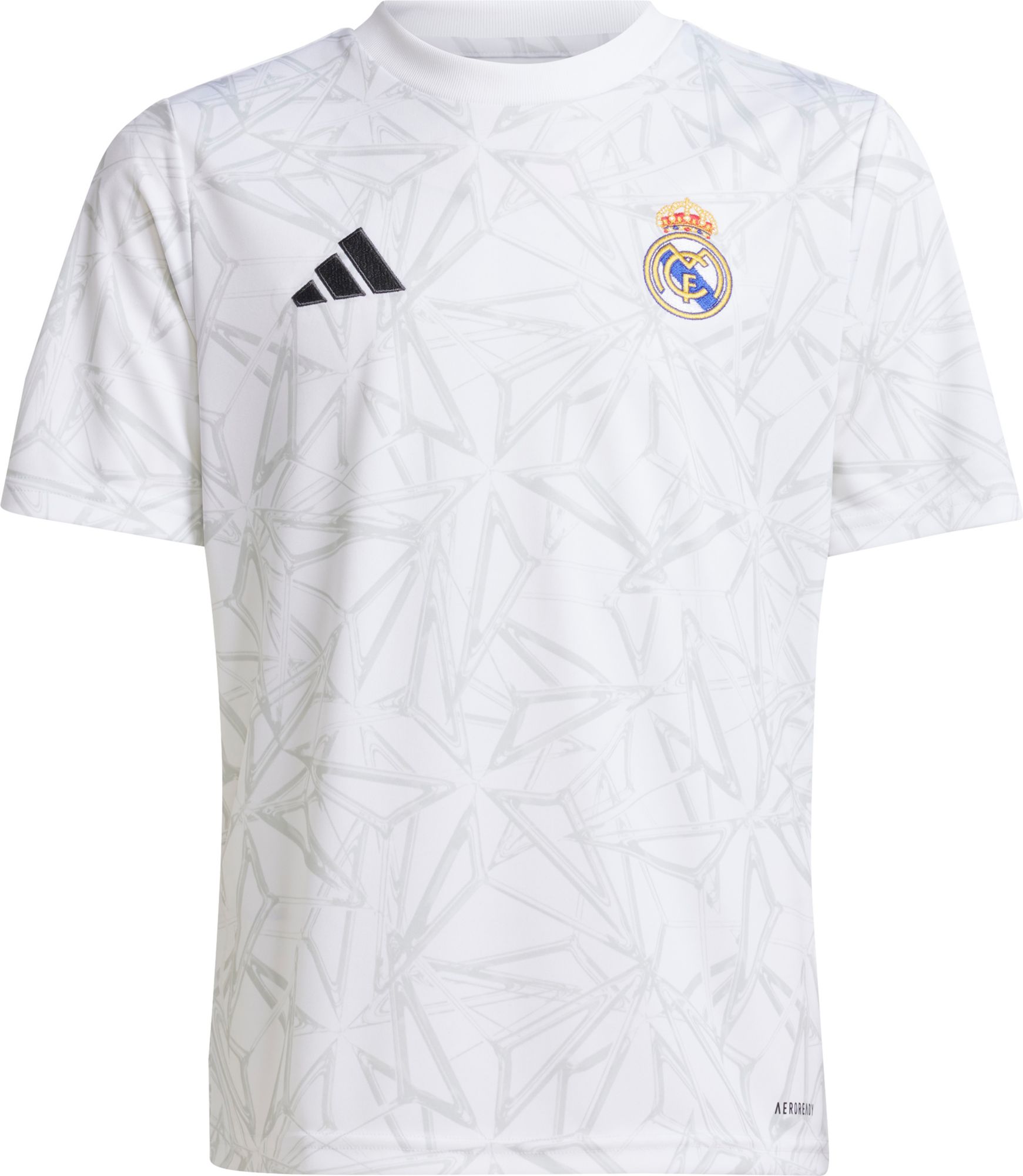 adidas Youth Real Madrid White Replica Jersey