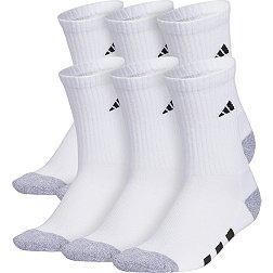 adidas Youth Athletic Cushioned 6-Pack Quarter Socks