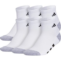 adidas Youth Cushioned 6-Pack Quarter Socks