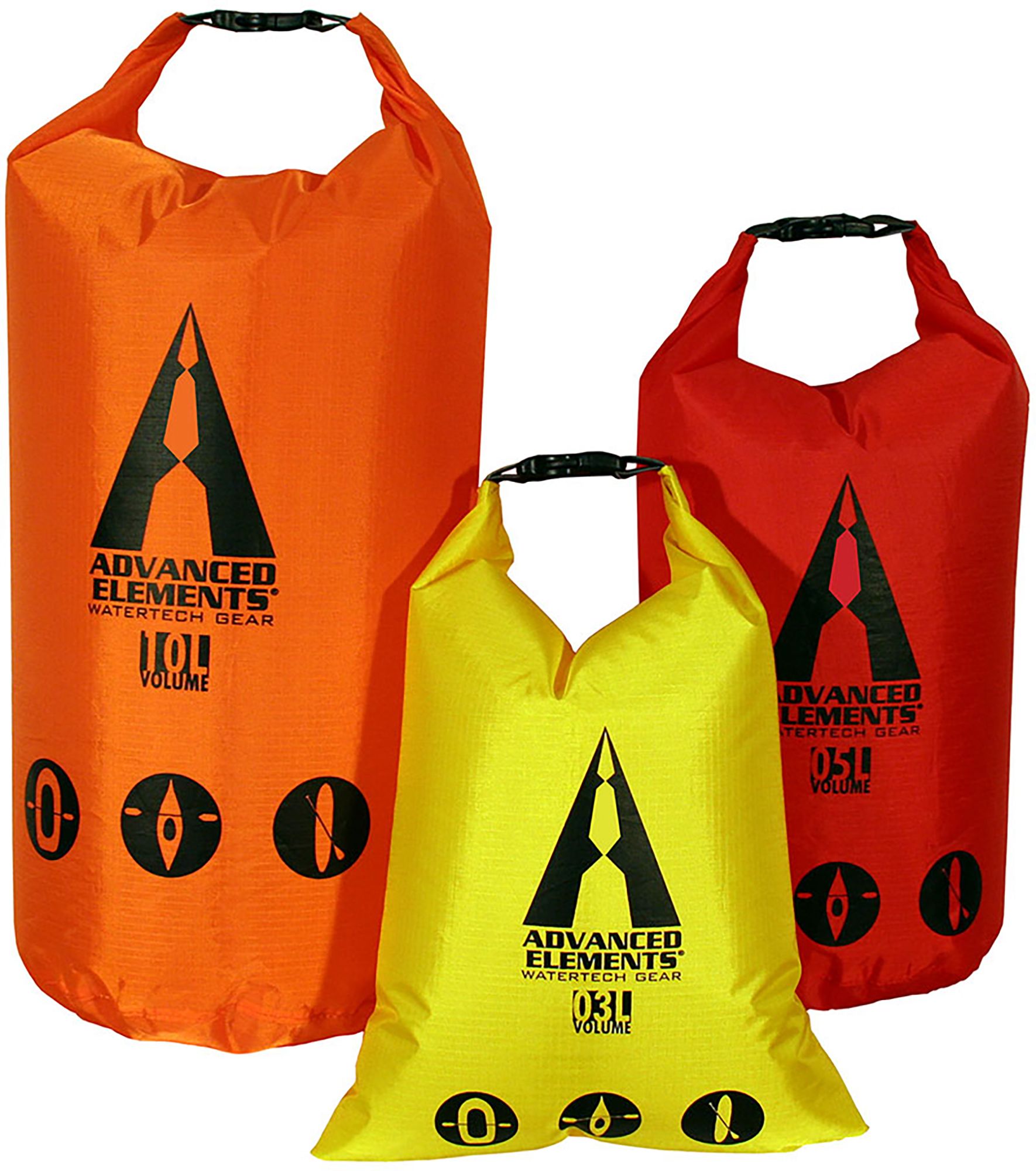 Advanced Elements Packlite Rolltop Dry Bag Set