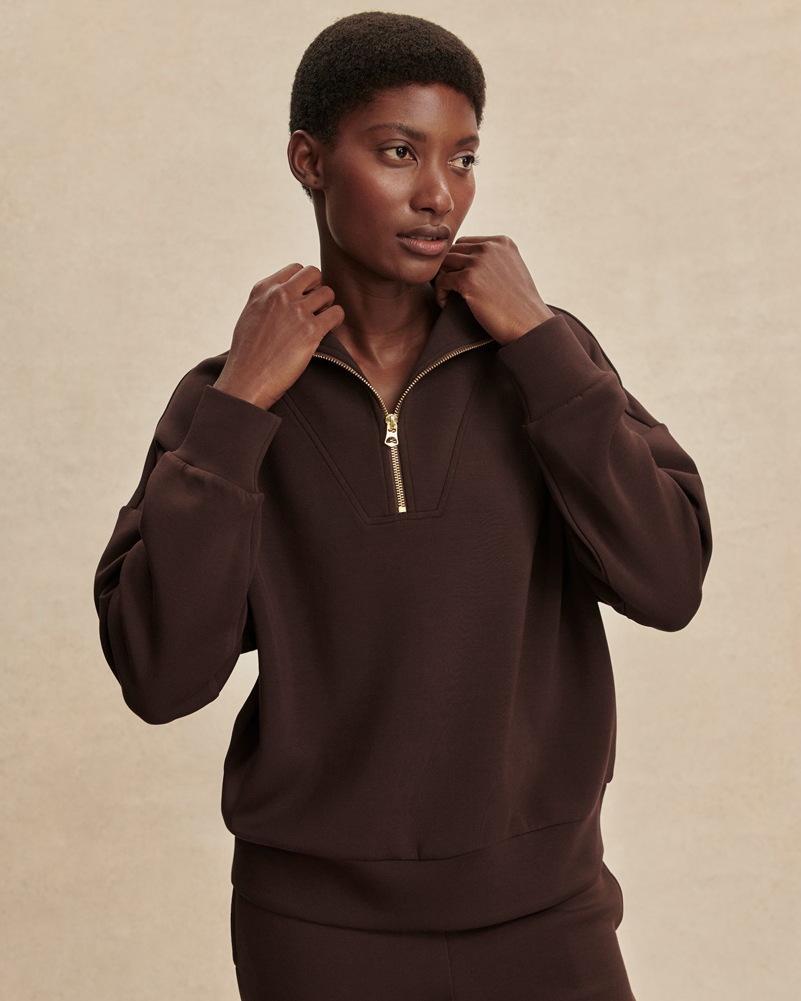 Varley Women's Hawley 1/2 Zip Sweatshirt