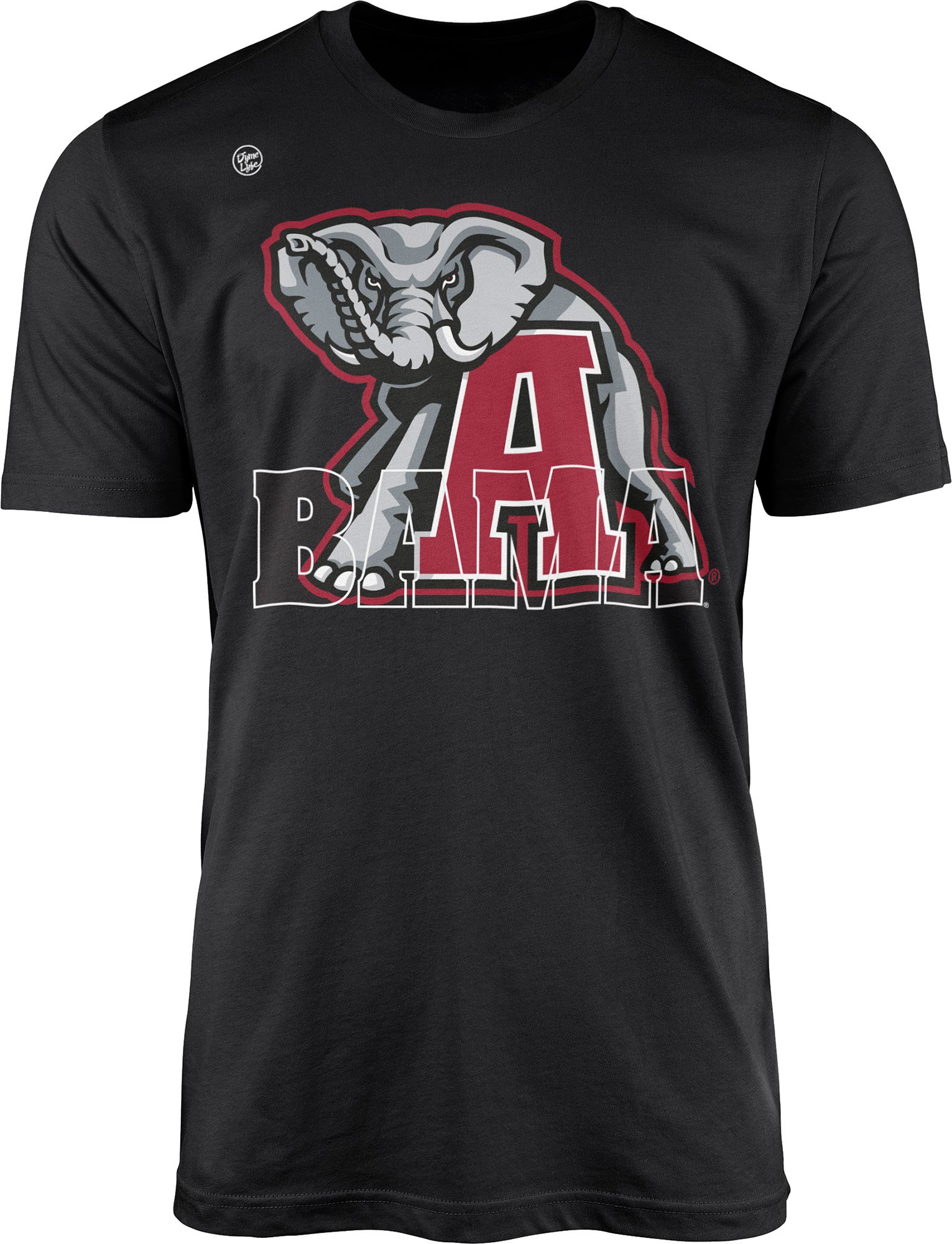 Dyme Lyfe Youth Alabama Crimson Tide Black In The Box Logo T-Shirt